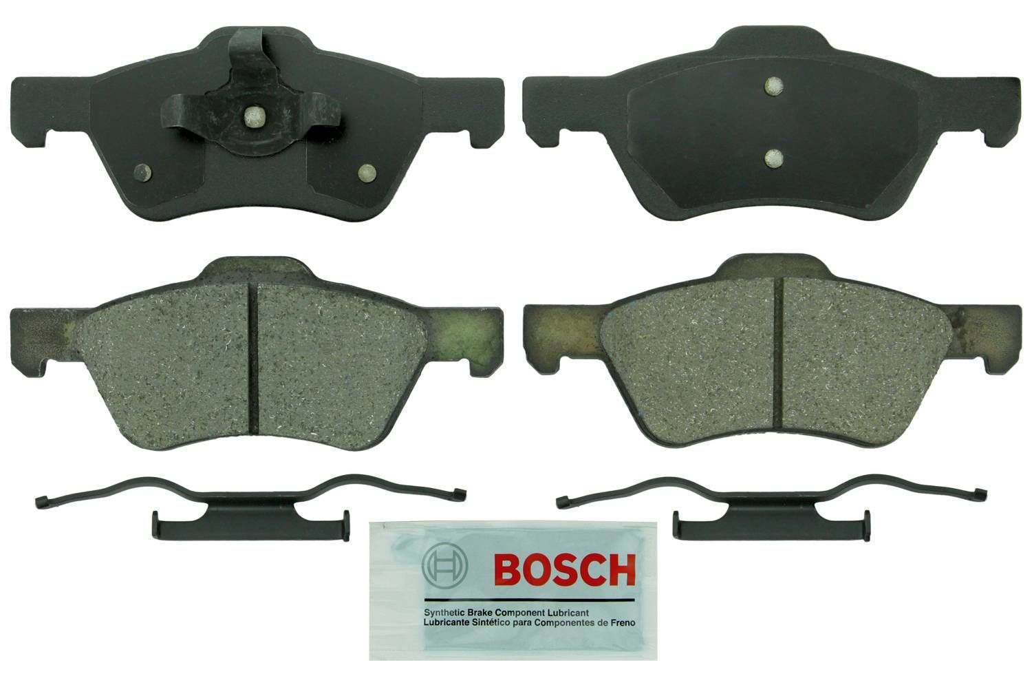 BOSCH BRAKE - Bosch Blue Ceramic Brake Pads with Hardware - BQC - be1047h