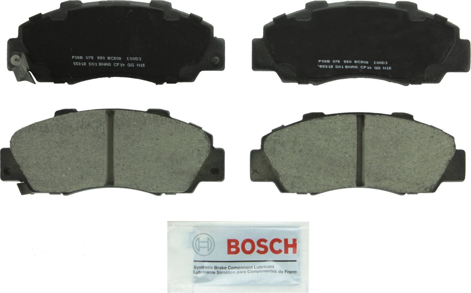 BOSCH BRAKE - Bosch QuietCast Brake Pad Ceramic Brake Pads - BQC - bc503