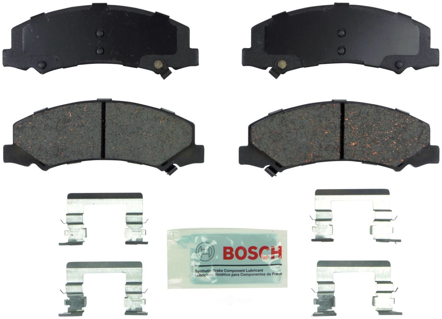 BOSCH BRAKE - Bosch Blue Ceramic Brake Pads with Hardware - BQC - be1159h