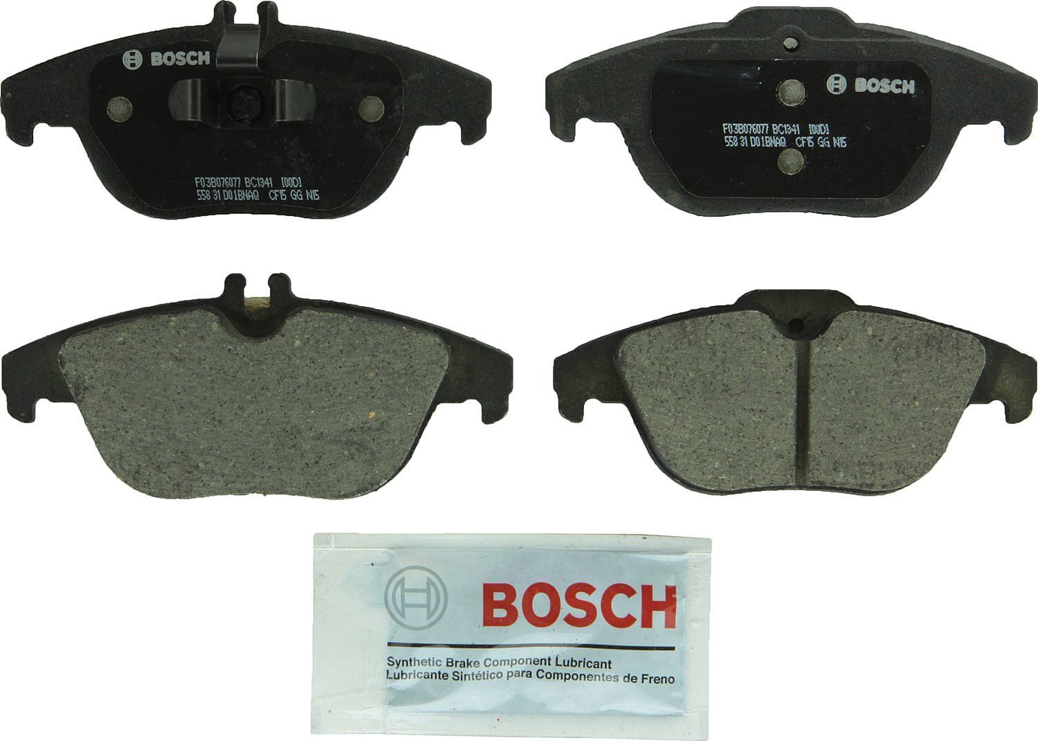 BOSCH BRAKE BC1341 — Jeu de plaquettes de frein à disque arrière
