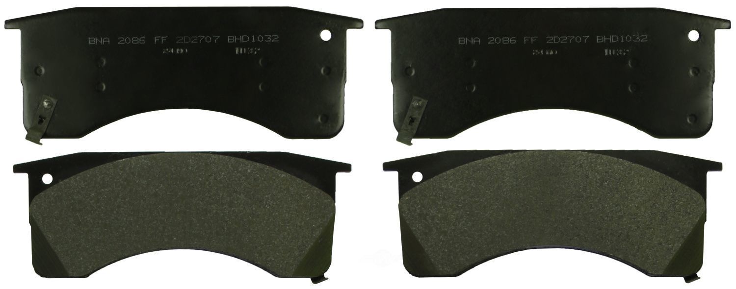 BOSCH BRAKE - Bosch QuietCast HD Semi-Metallic Brake Pads - BQC - bhd1032