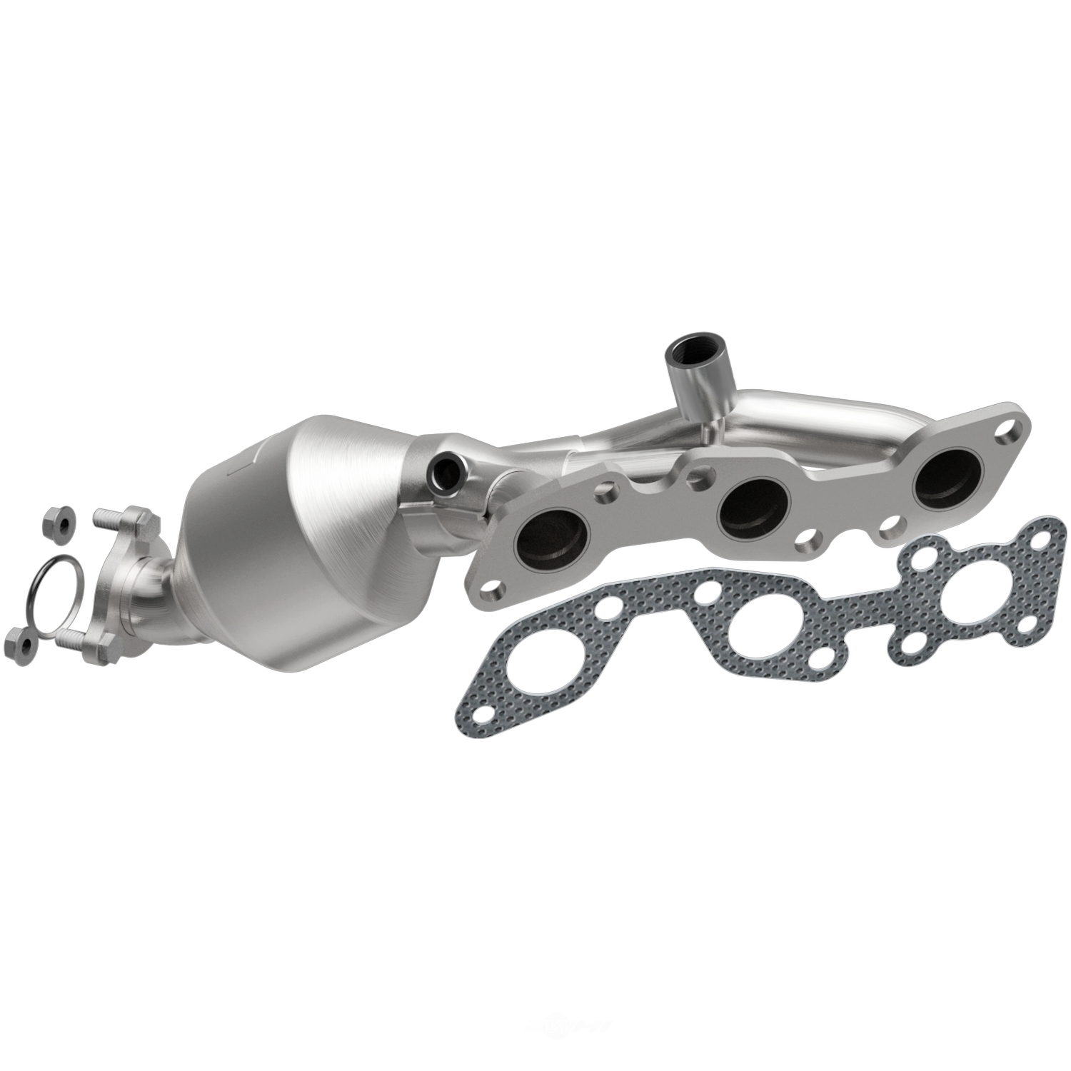 BREXHAUST 49 STATE CONVERTERS - BRExhaust Federal Direct-Fit Premium Load OBDII Exhaust Manifold with In (Left) - BSF 096-1447