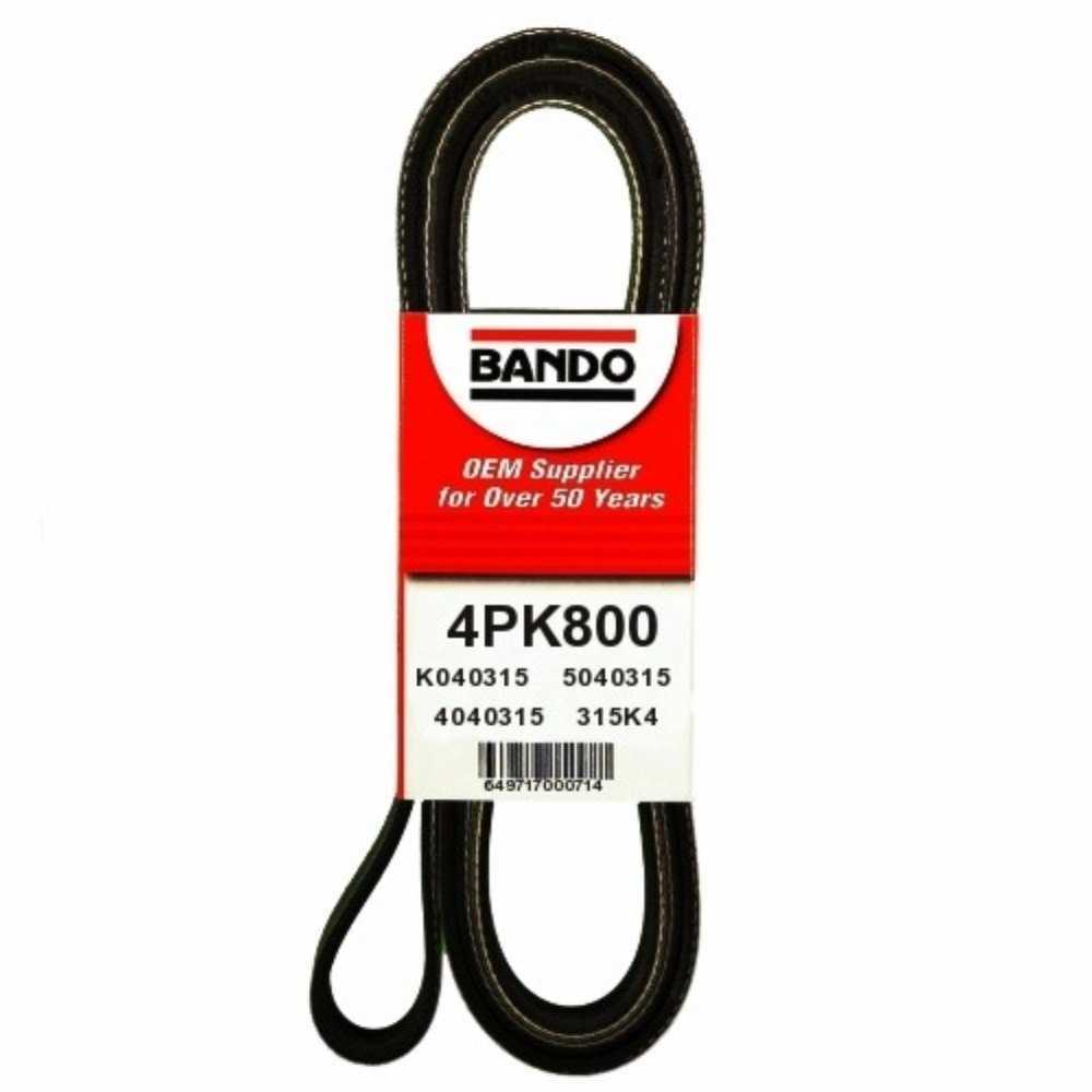 BANDO - Accessory Drive Belt (Air Conditioning) - BWO 4PK800
