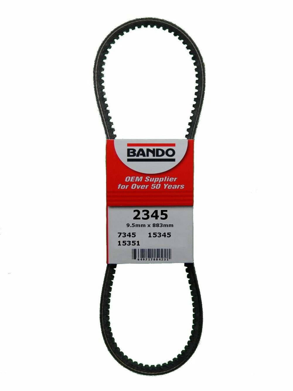 BANDO - RPF Precision Engineered Raw Edge Cogged V-Belt - BWO 2345