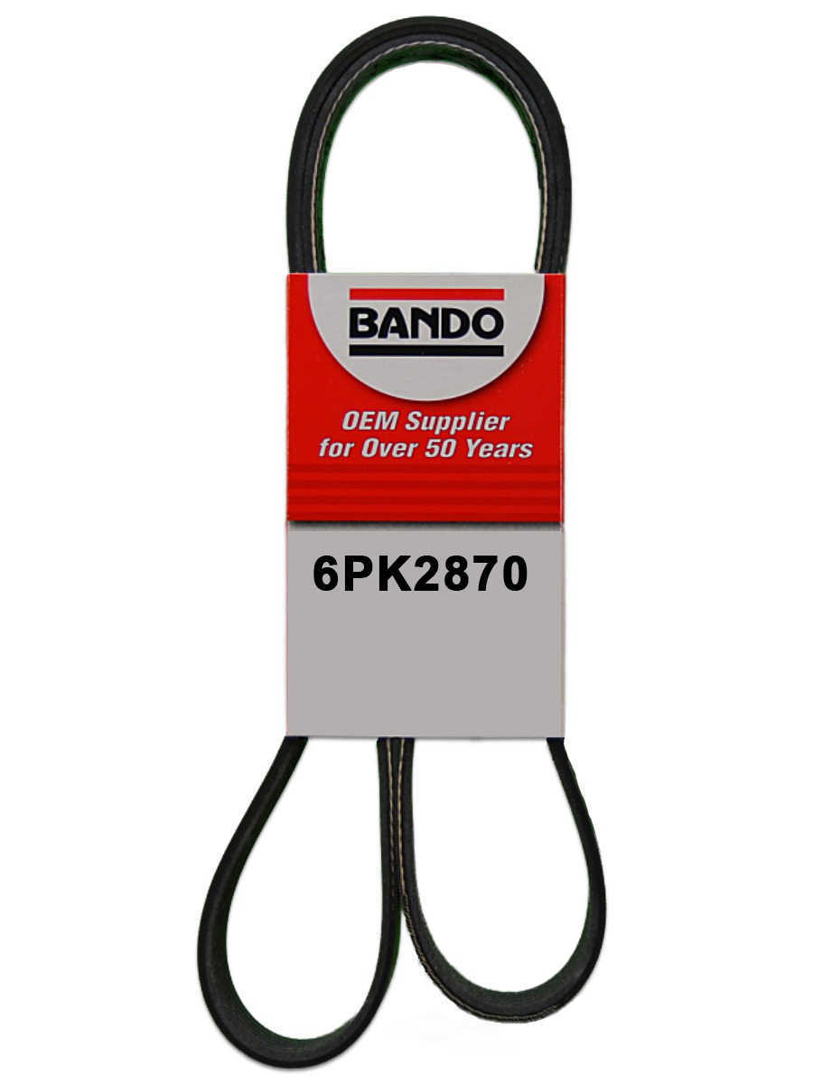 BANDO - Accessory Drive Belt (Accessory Drive) - BWO 6PK2870