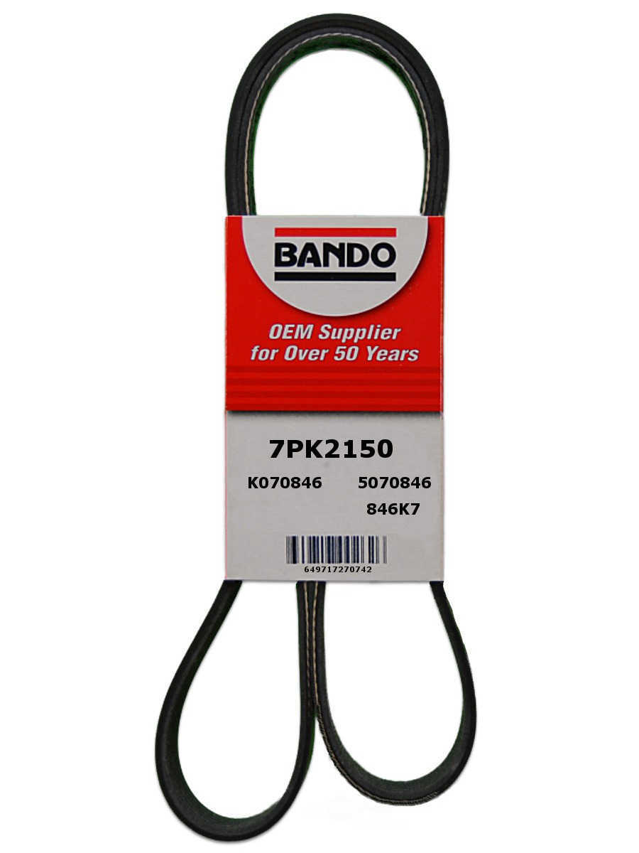 BANDO - Accessory Drive Belt (Accessory Drive) - BWO 7PK2150