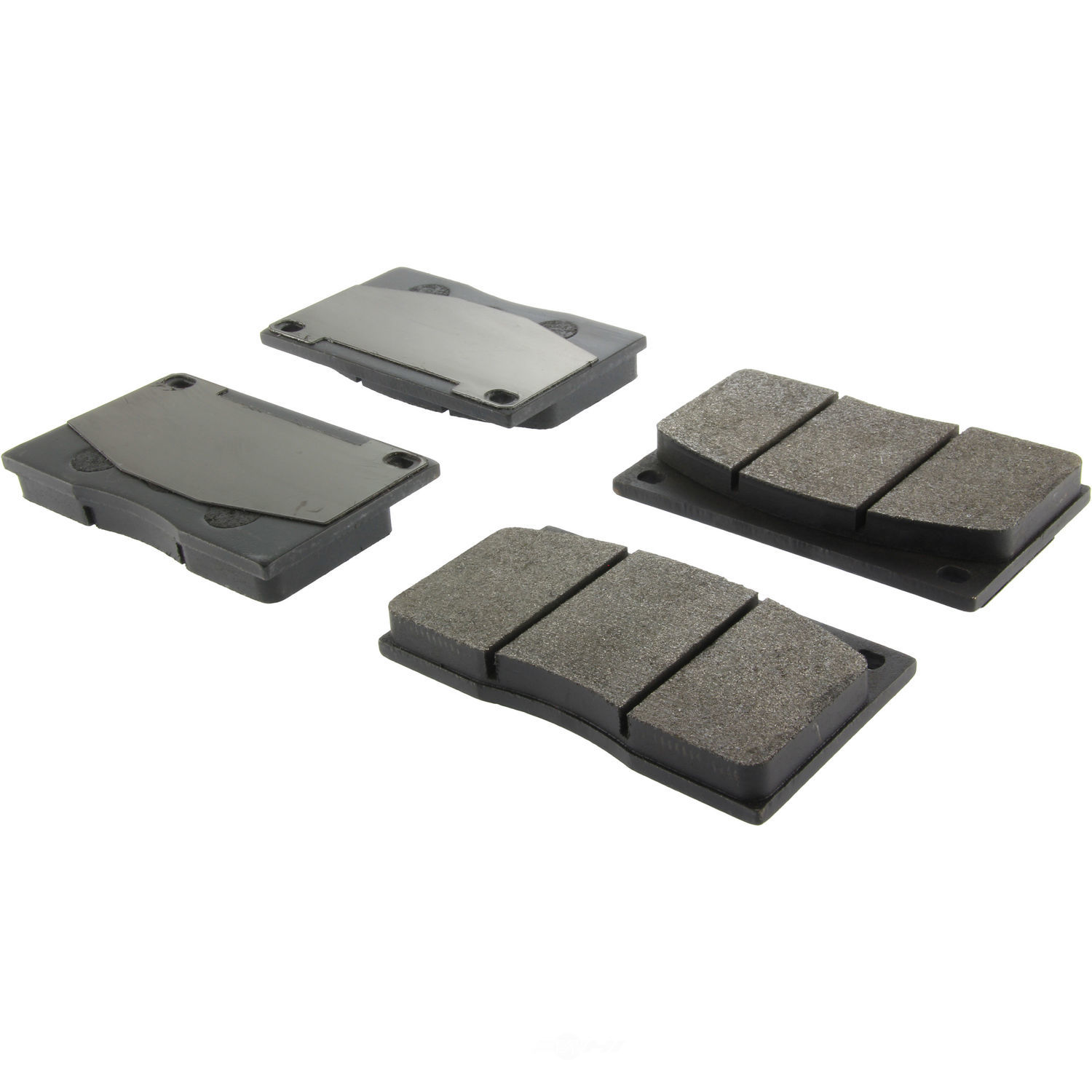 CENTRIC PARTS - Posi-Quiet Metallic Disc Brake Pad w/Shims & Hrdwr-Preferred (Front) - CEC 104.01350