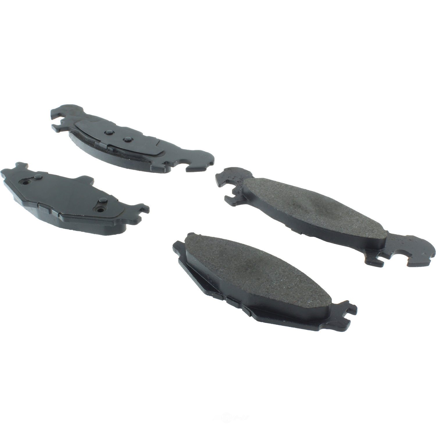 CENTRIC PARTS - Centric Posi Quiet Advanced Semi-Metallic Disc Brake Pad Sets (Front) - CEC 104.02190