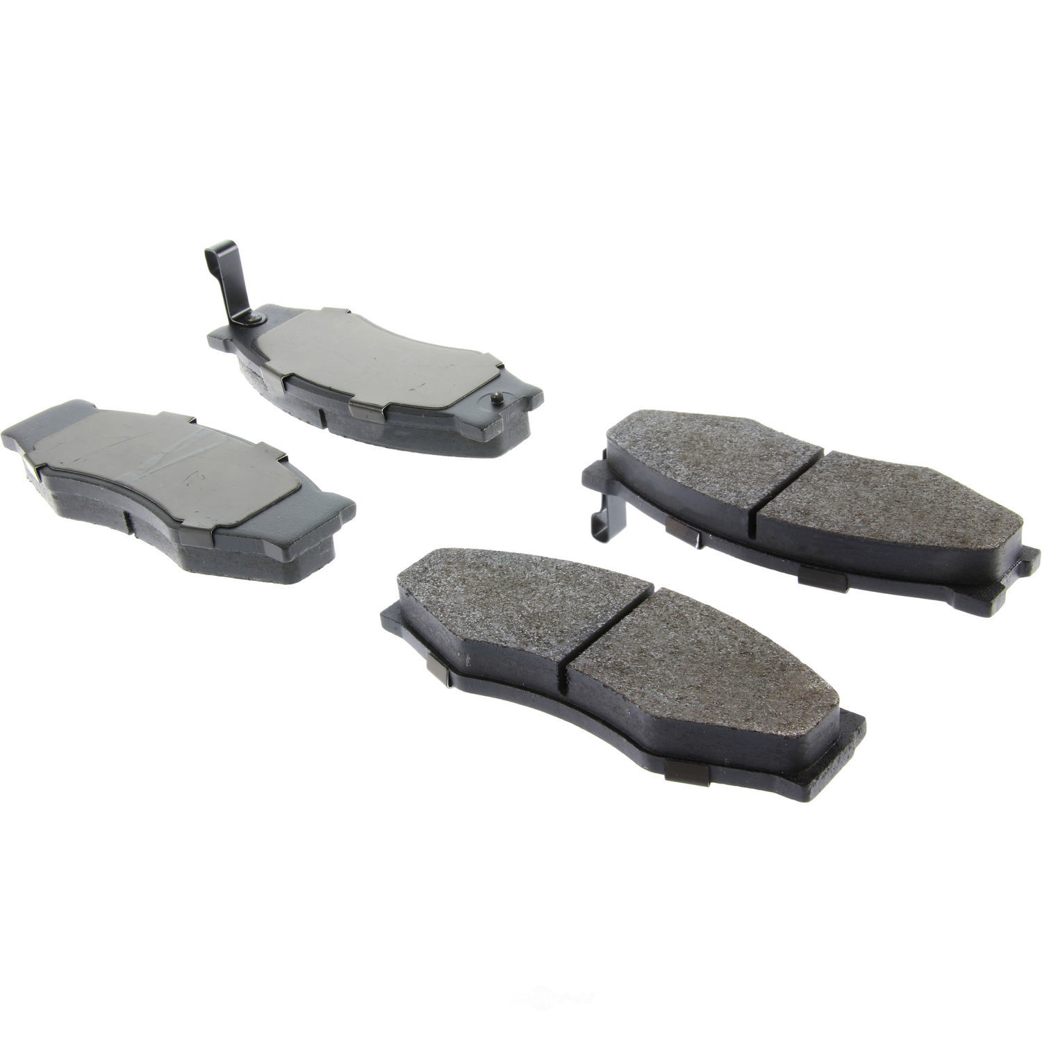 CENTRIC PARTS - Centric Posi Quiet Advanced Semi-Metallic Disc Brake Pad Sets (Front) - CEC 104.02660