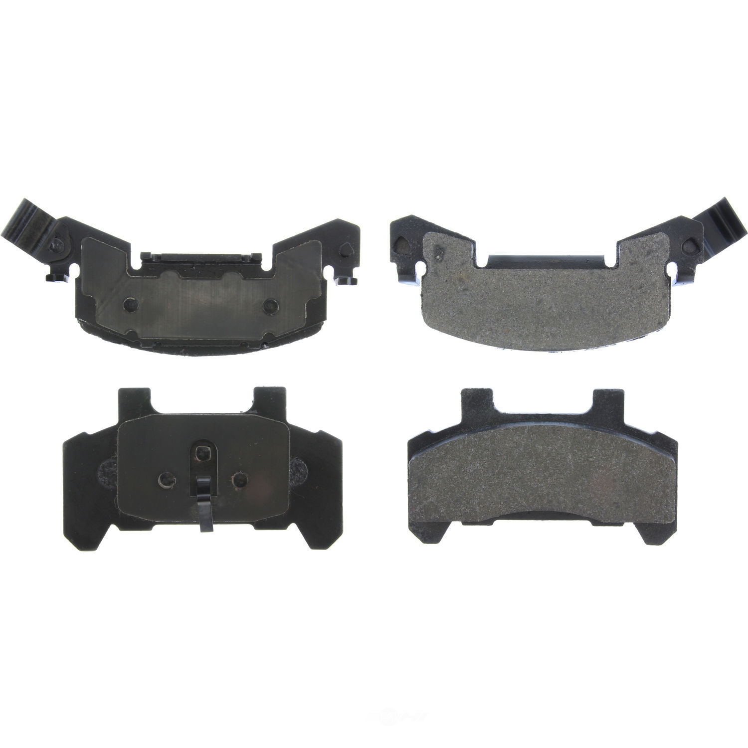 CENTRIC PARTS - Centric Posi Quiet Advanced Semi-Metallic Disc Brake Pad Sets (Front) - CEC 104.02890