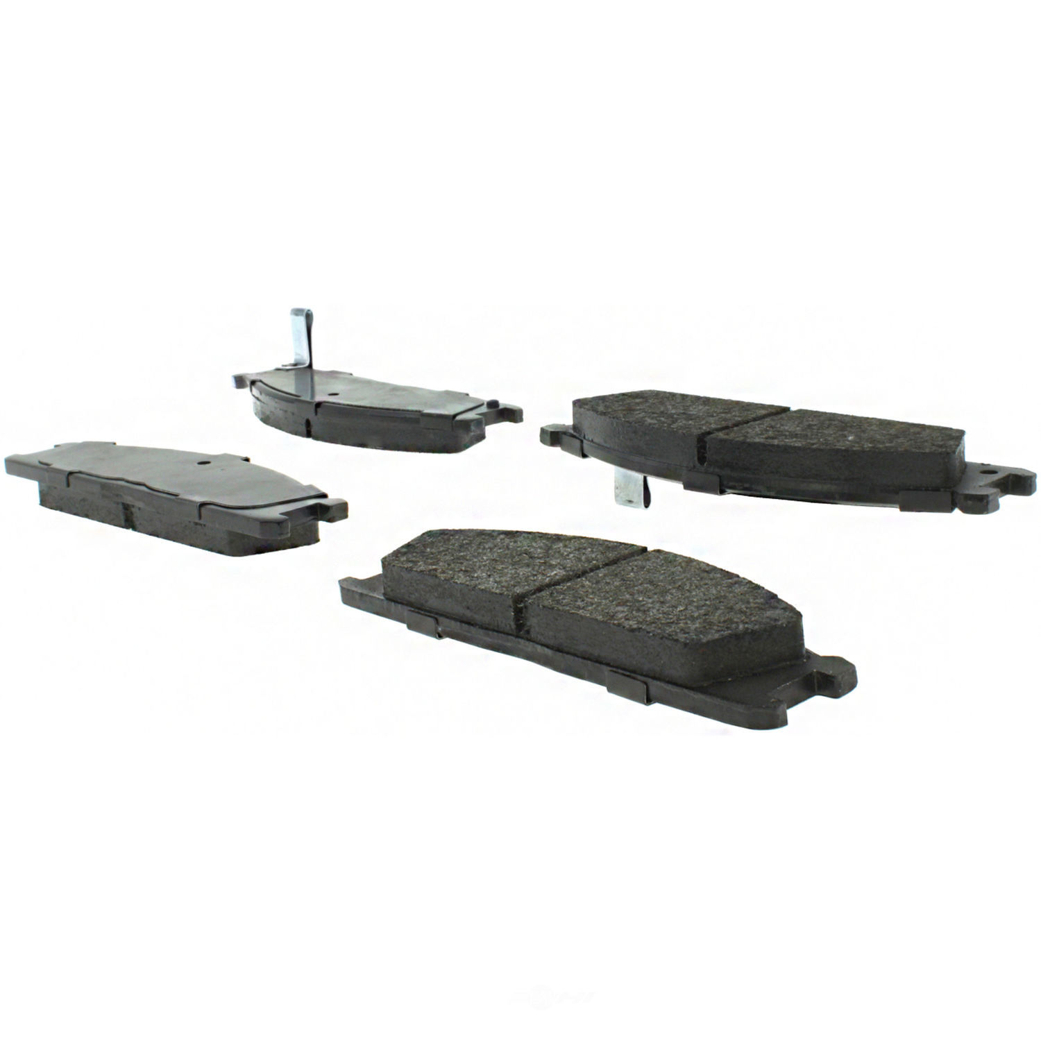 CENTRIC PARTS - Posi-Quiet Metallic Disc Brake Pad w/Shims & Hardware-Preferred (Front) - CEC 104.03330