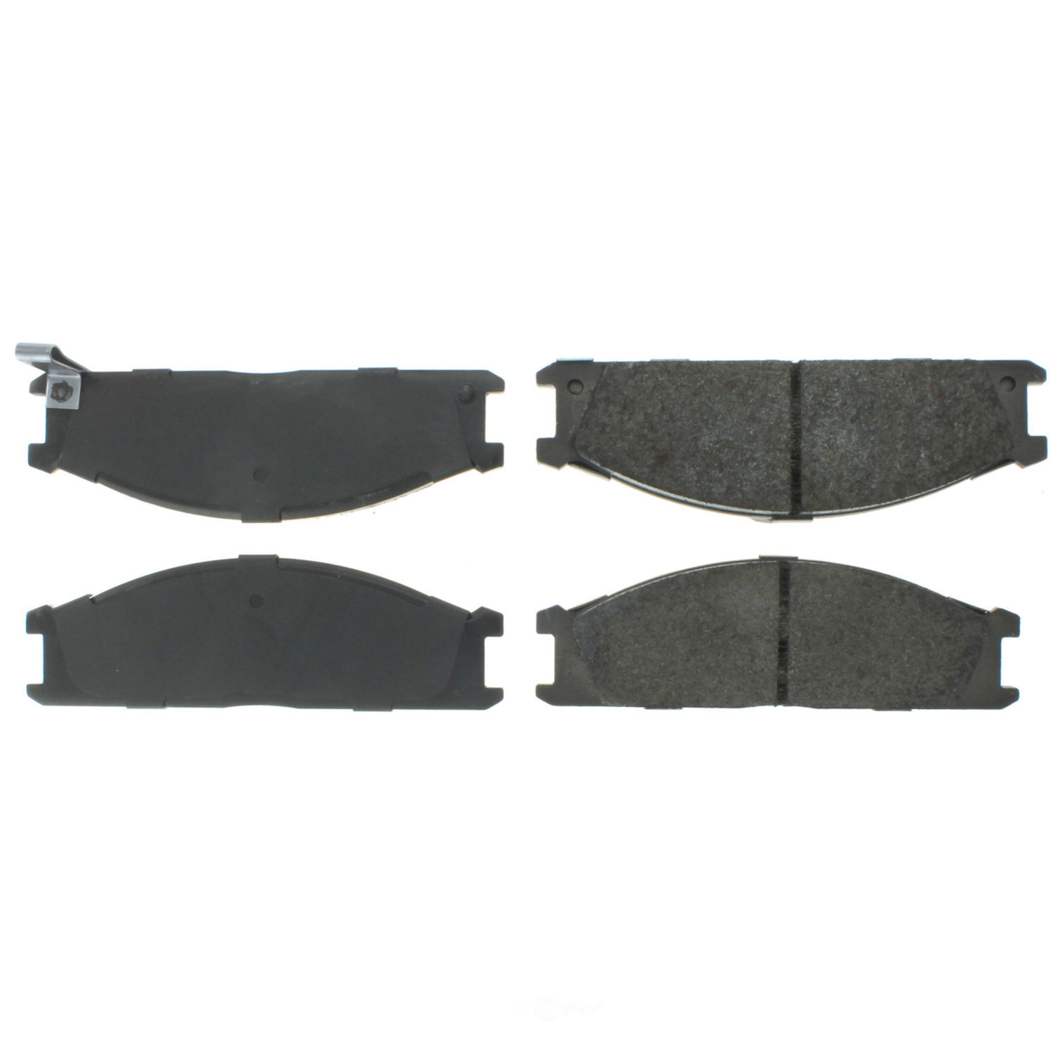CENTRIC PARTS - Posi-Quiet Metallic Disc Brake Pad w/Shims & Hardware-Preferred - CEC 104.03330