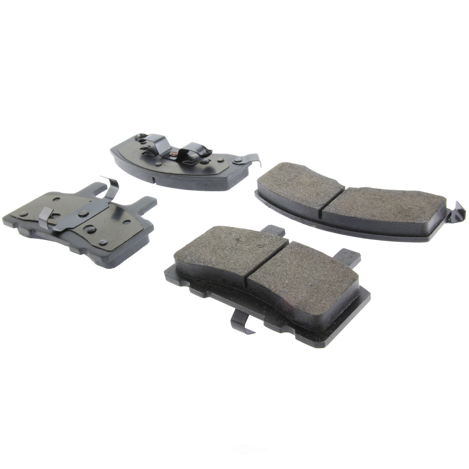 CENTRIC PARTS - Posi-Quiet Metallic Disc Brake Pad w/Shims & Hardware (Front) - CEC 104.03700