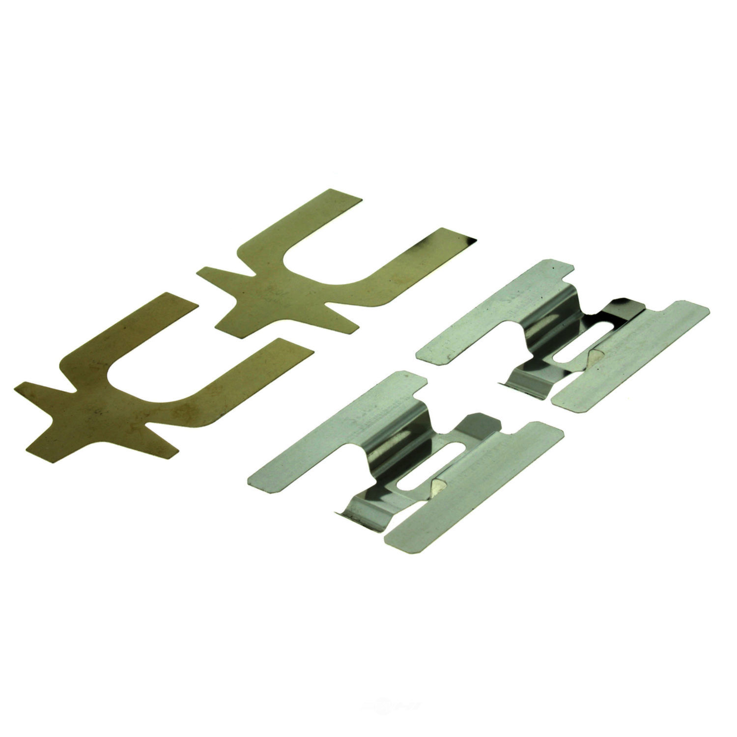 CENTRIC PARTS - Posi-Quiet Metallic Disc Brake Pad w/Shims & Hardware (Front) - CEC 104.06010