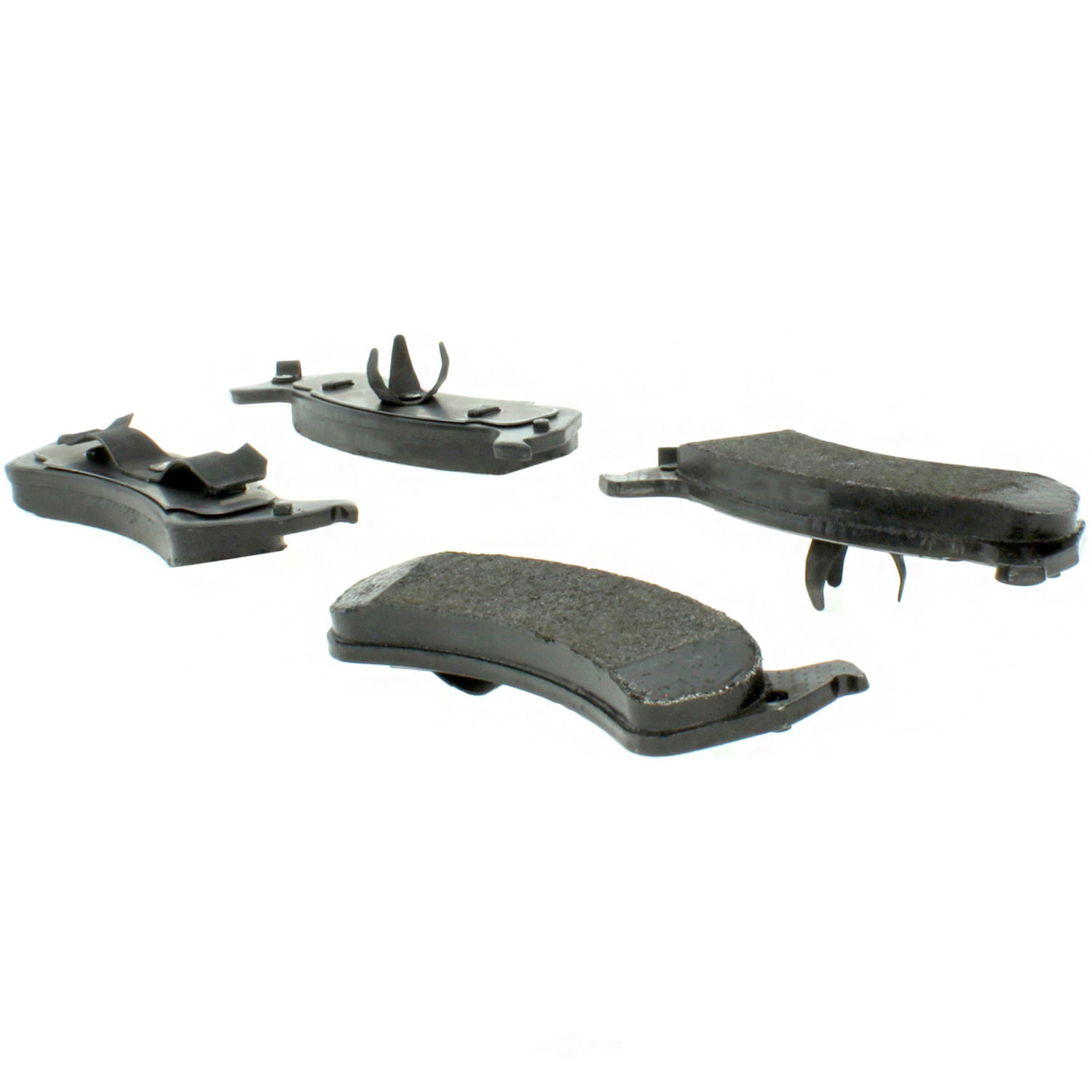 CENTRIC PARTS - Posi-Quiet Metallic Disc Brake Pad w/Shims & Hardware (Rear) - CEC 104.06250
