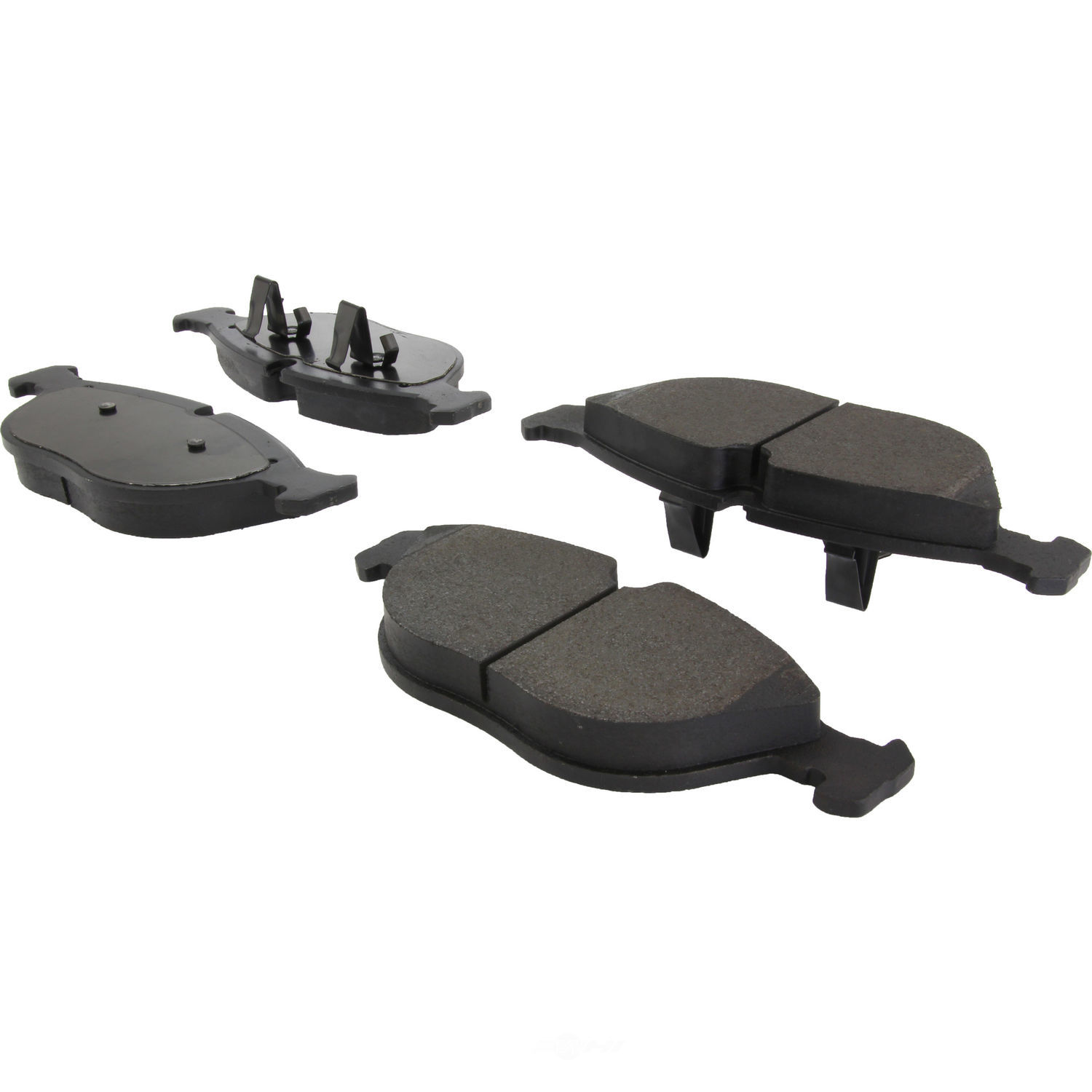 CENTRIC PARTS - Posi-Quiet Metallic Disc Brake Pad w/Shims & Hardware-Preferred (Front) - CEC 104.06820