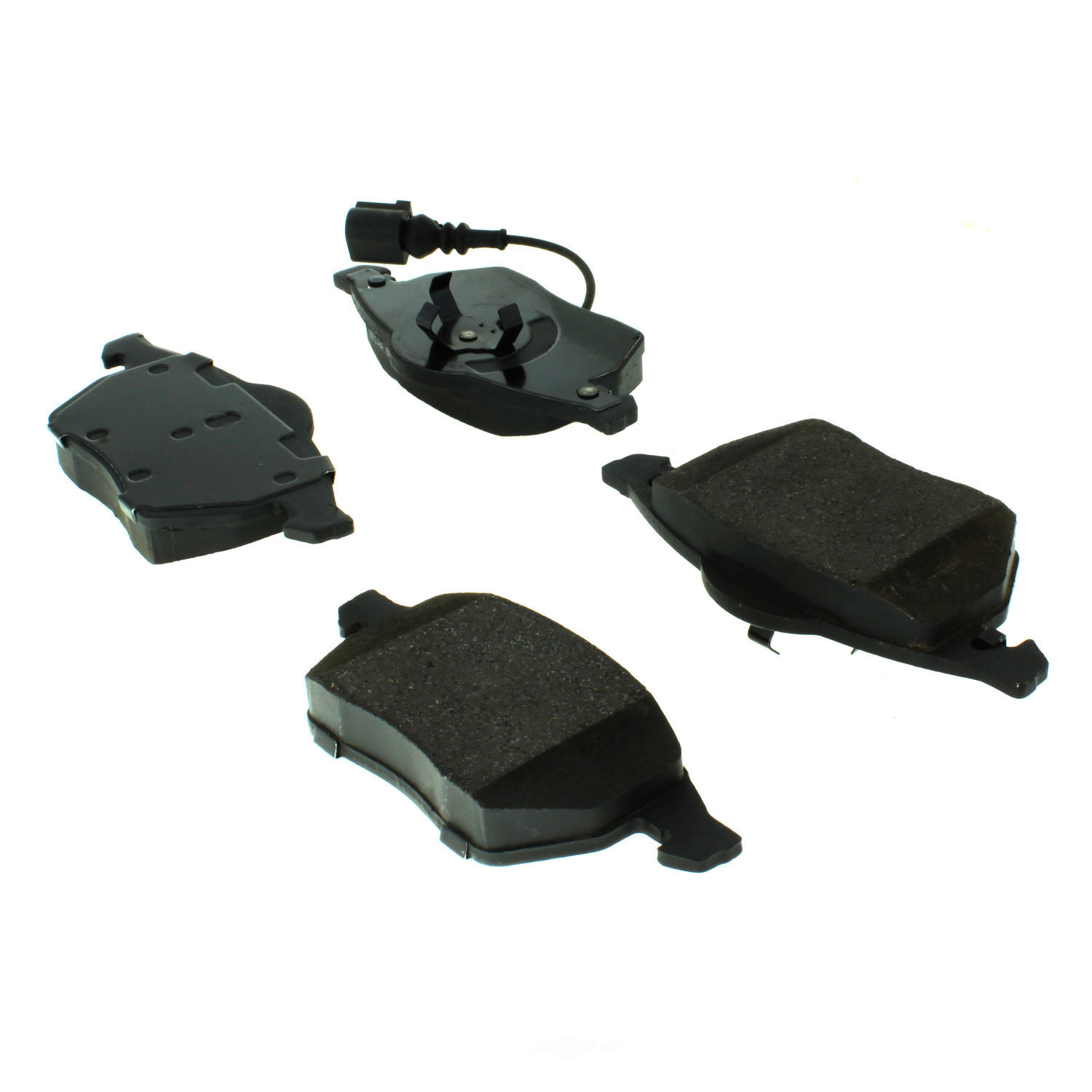 CENTRIC PARTS - Posi-Quiet Metallic Disc Brake Pad w/Shims & Hardware-Preferred (Front) - CEC 104.06871