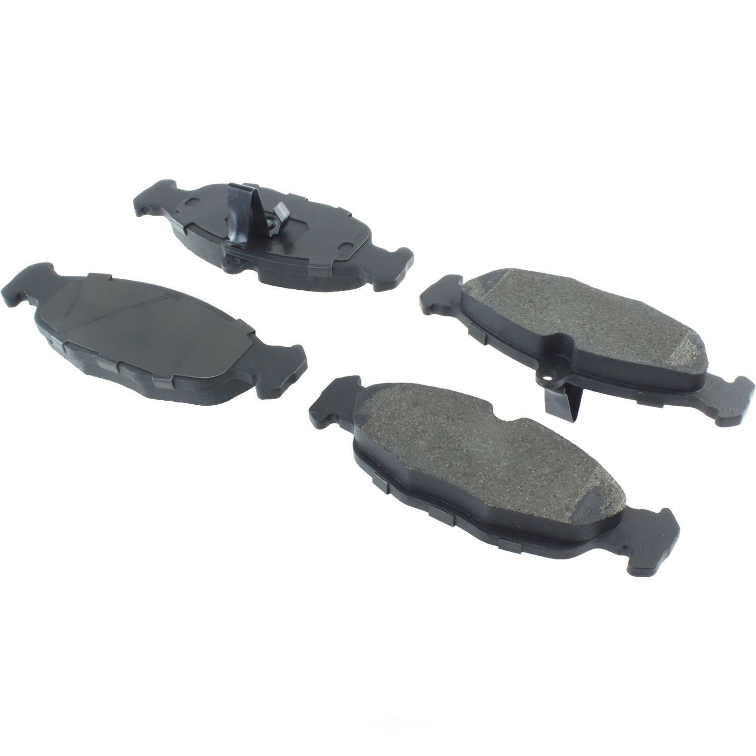 CENTRIC PARTS - Centric Posi Quiet Advanced Semi-Metallic Disc Brake Pad Sets (Rear) - CEC 104.06881