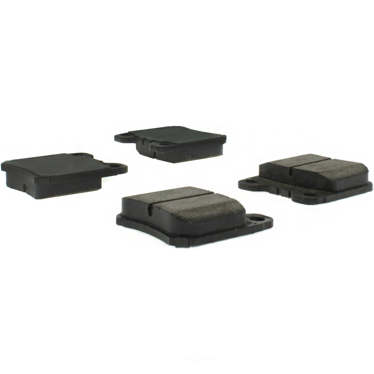 CENTRIC PARTS - Posi-Quiet Metallic Disc Brake Pad w/Shims & Hrdwr-Preferred (Rear) - CEC 104.07090