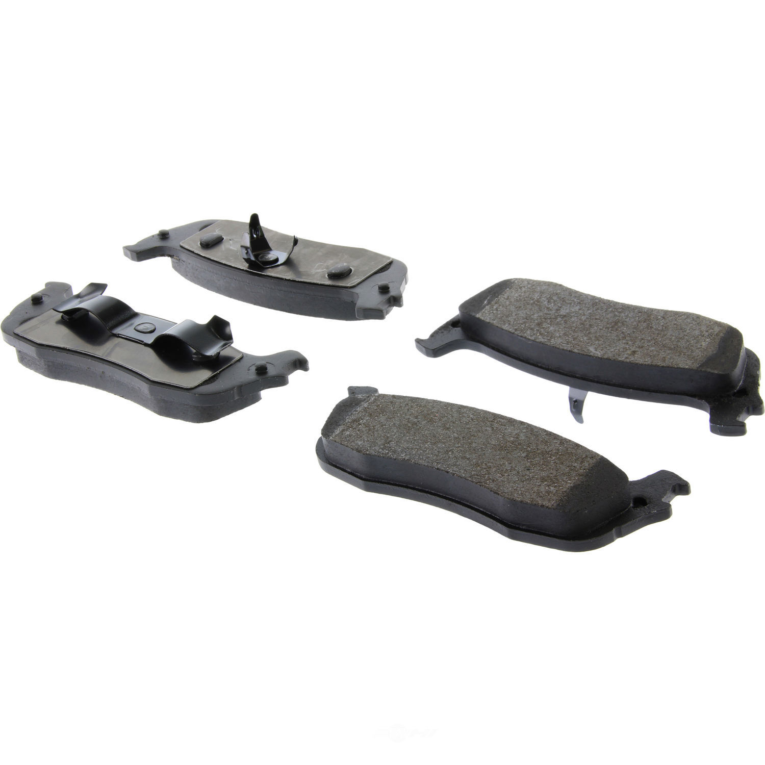 CENTRIC PARTS - Centric Posi Quiet Advanced Semi-Metallic Disc Brake Pad Sets (Rear) - CEC 104.07110