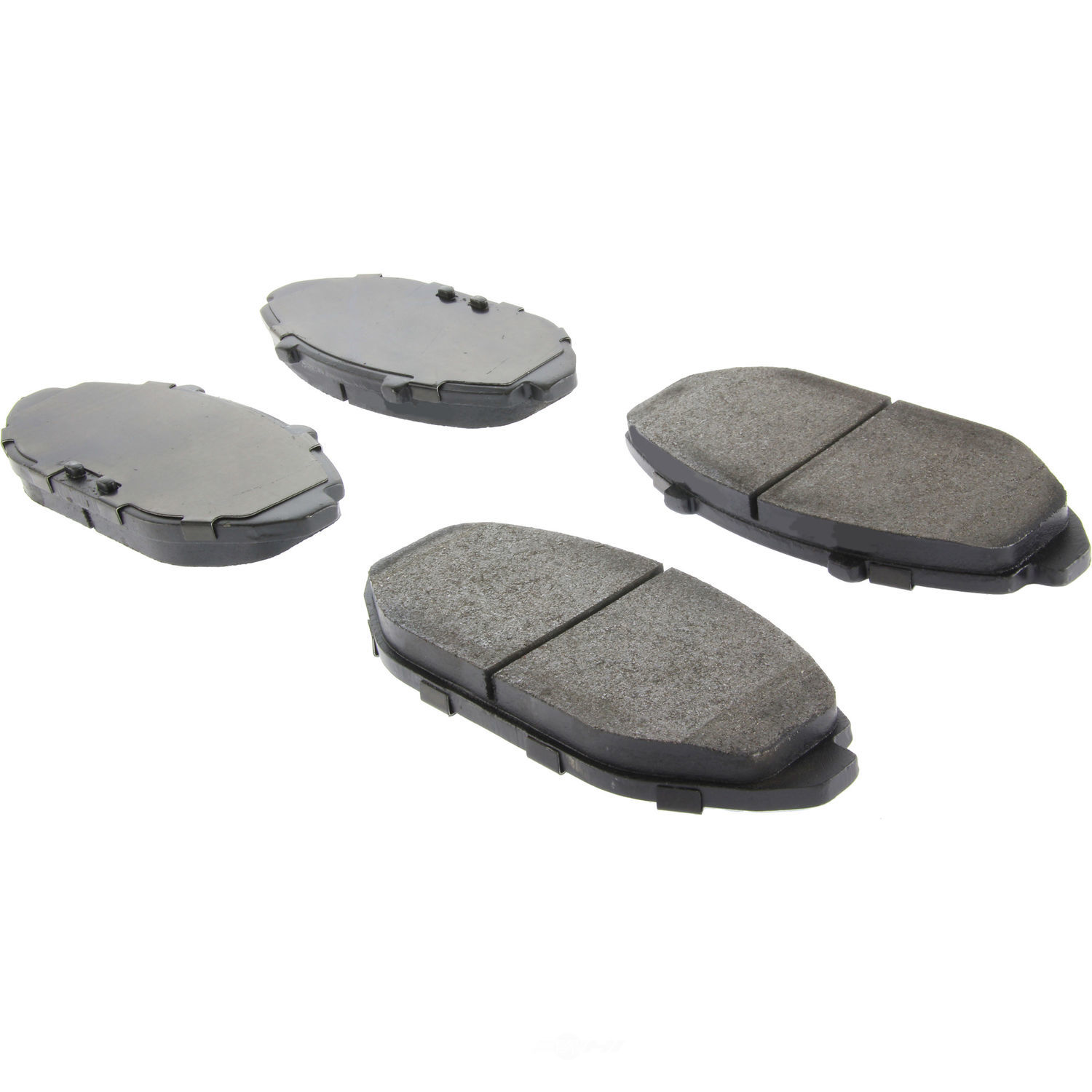 CENTRIC PARTS - Centric Posi Quiet Advanced Semi-Metallic Disc Brake Pad Sets (Front) - CEC 104.07480