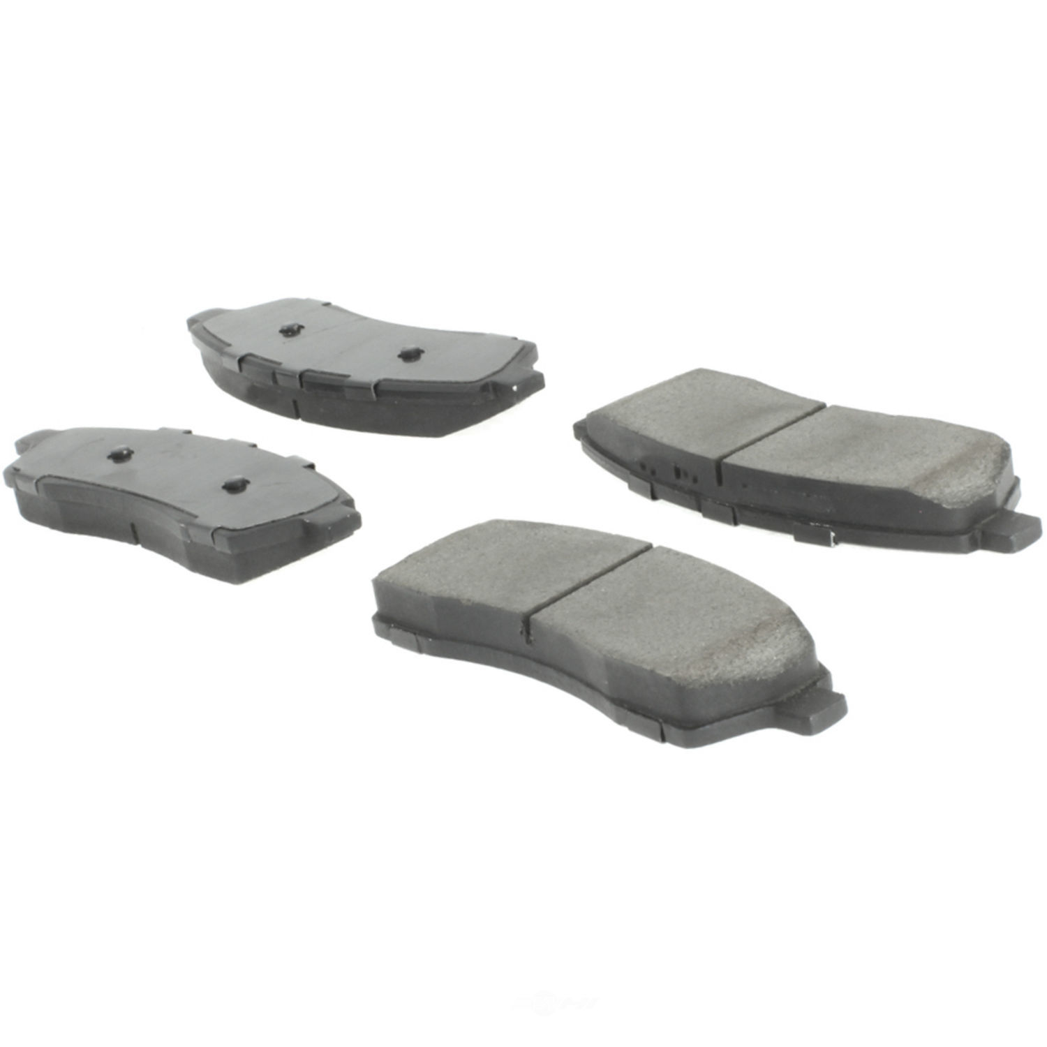 CENTRIC PARTS - Centric Posi Quiet Advanced Semi-Metallic Disc Brake Pad Sets (Rear) - CEC 104.07570