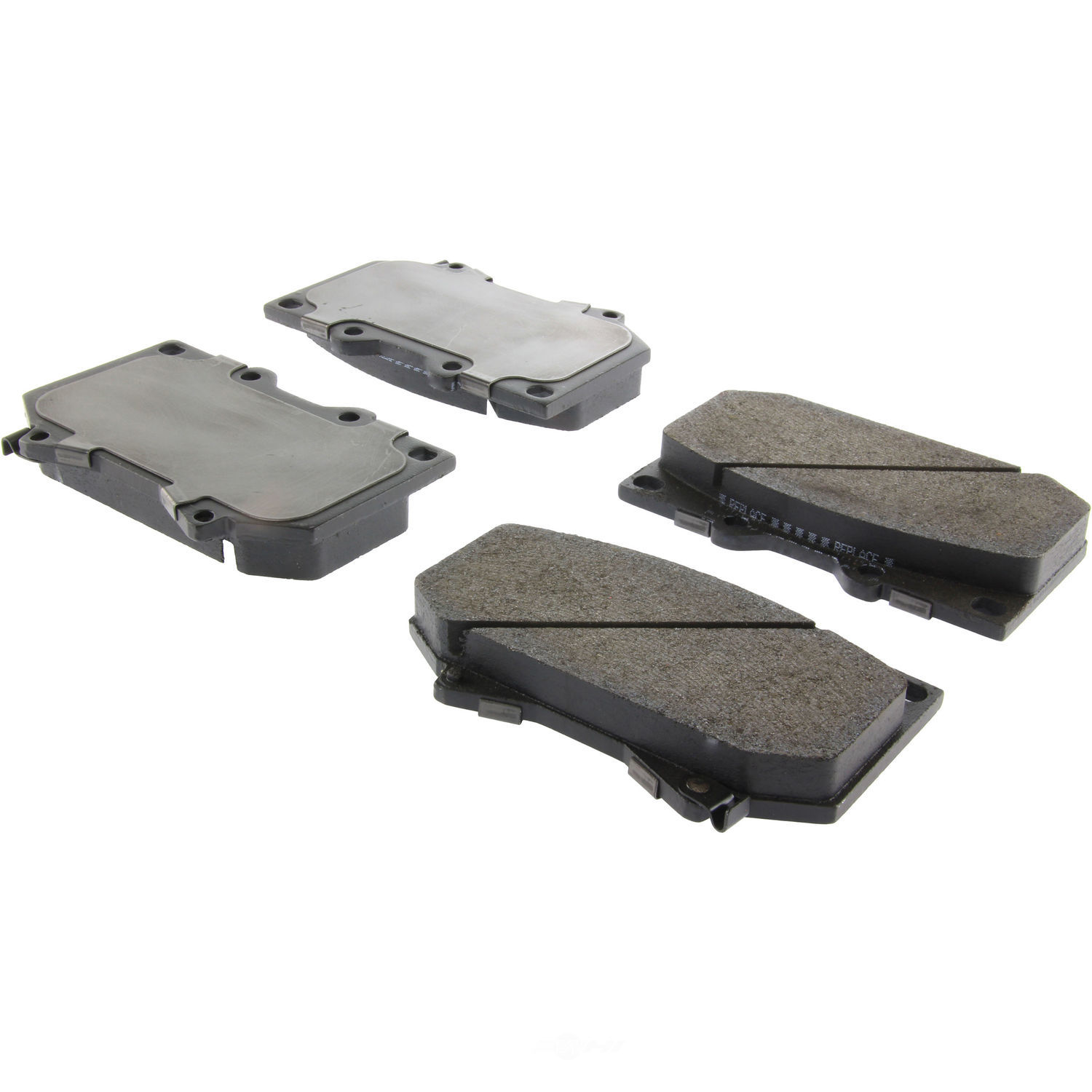 CENTRIC PARTS - Centric Posi Quiet Advanced Semi-Metallic Disc Brake Pad Sets (Front) - CEC 104.08120