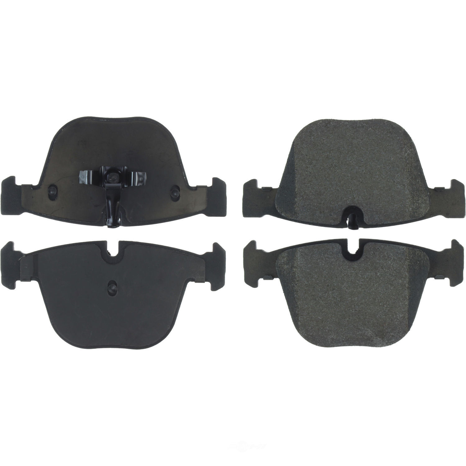 CENTRIC PARTS - Posi-Quiet Metallic Disc Brake Pad w/Shims & Hardware-Preferred (Rear) - CEC 104.09191