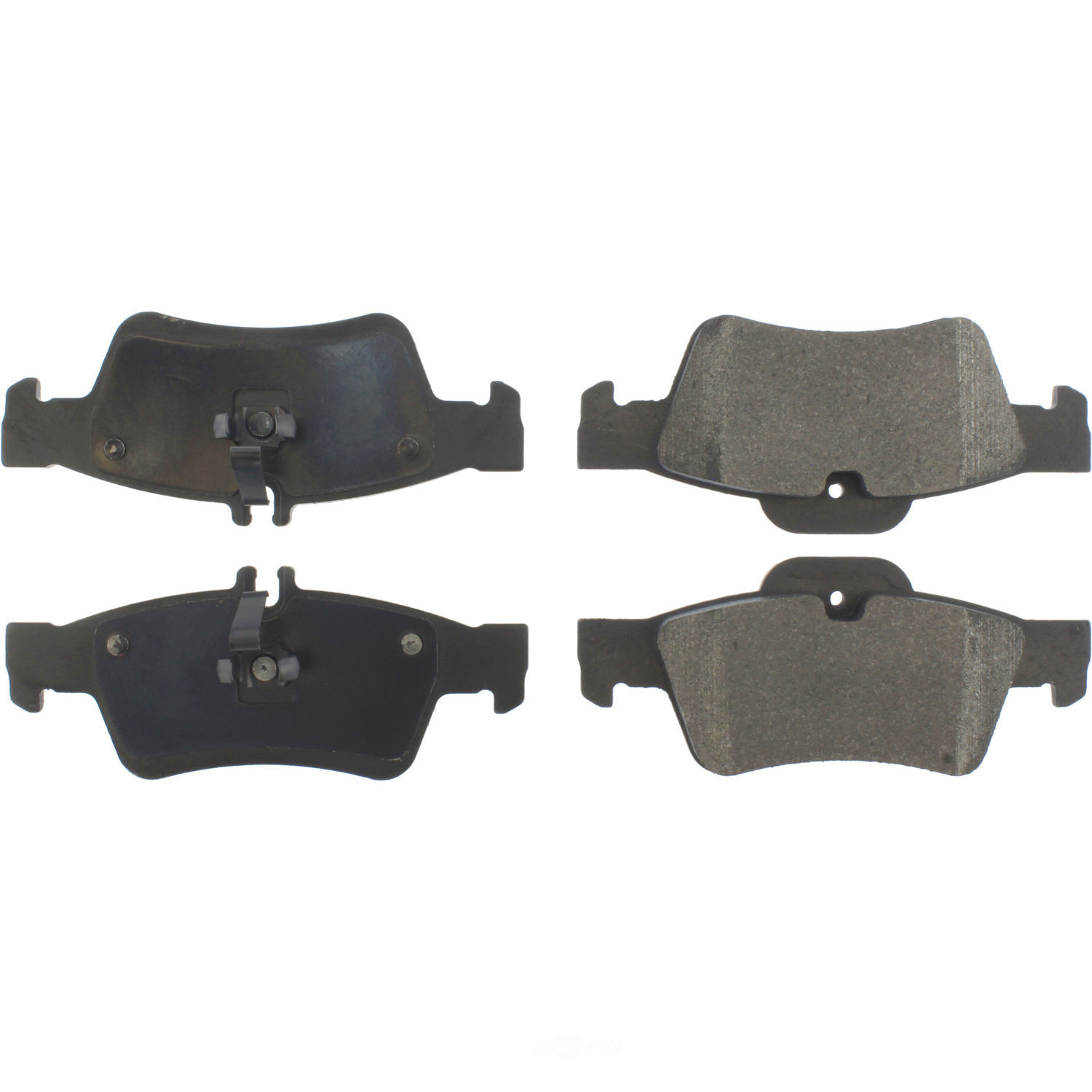 CENTRIC PARTS - Centric Posi Quiet Advanced Semi-Metallic Disc Brake Pad Sets - CEC 104.09860