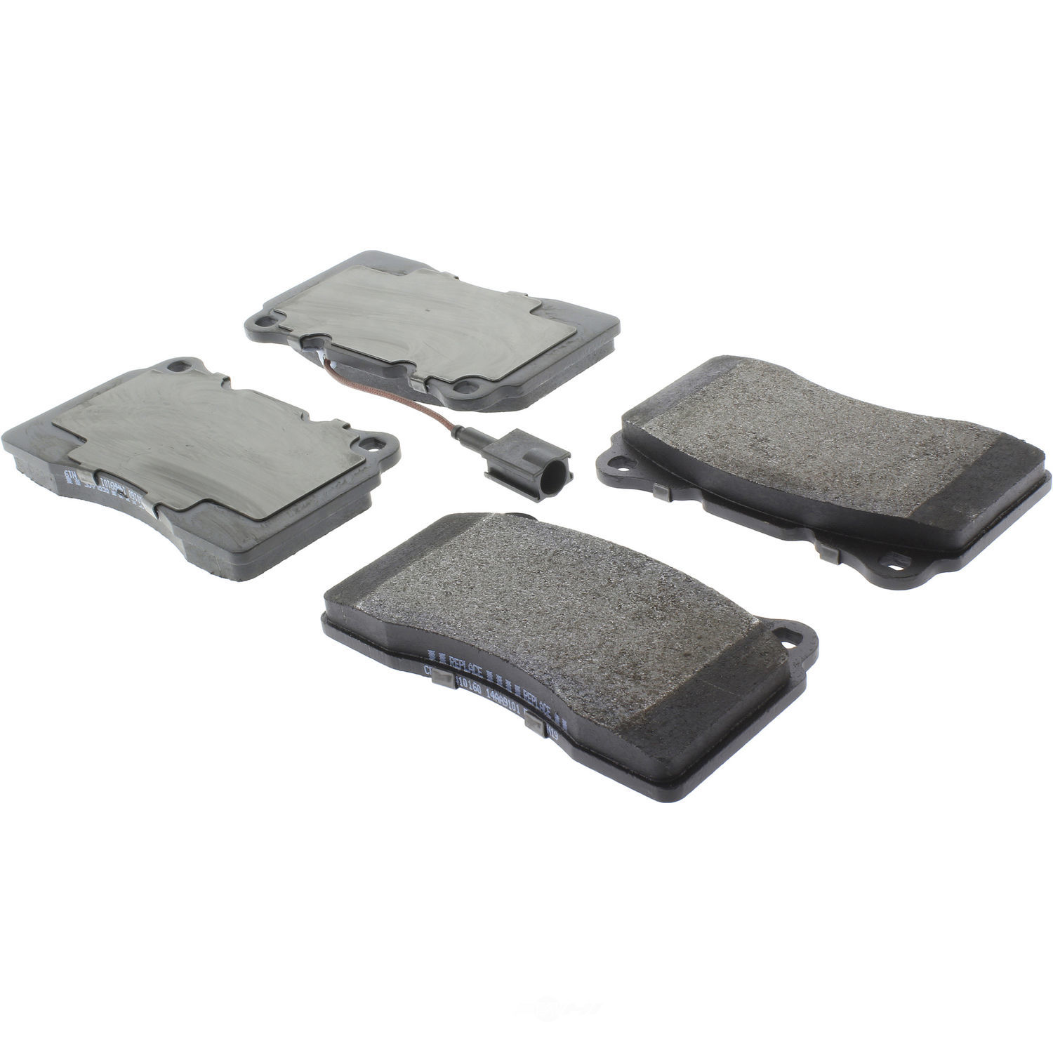CENTRIC PARTS - Centric Posi Quiet Advanced Semi-Metallic Disc Brake Pad Sets (Front) - CEC 104.10160