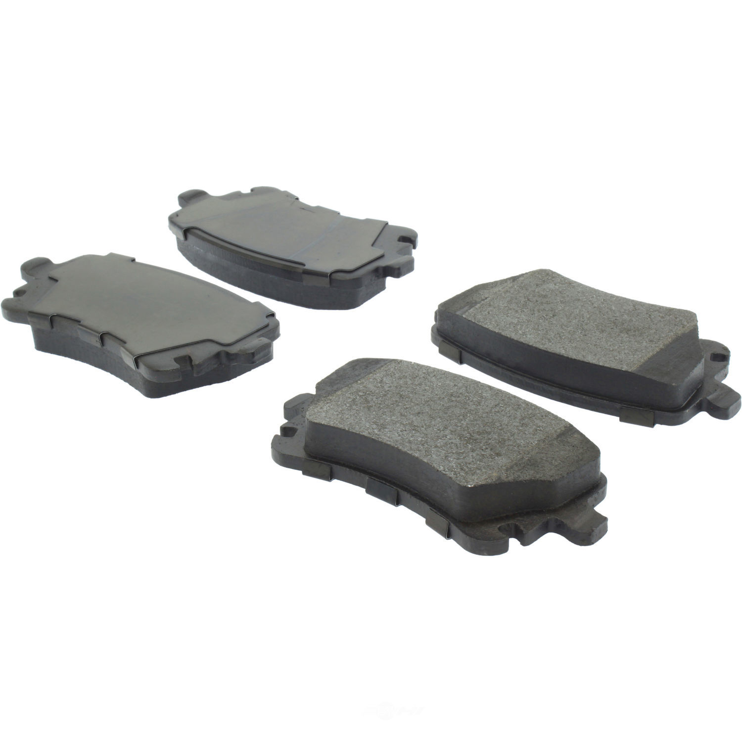 CENTRIC PARTS - Centric Posi Quiet Advanced Semi-Metallic Disc Brake Pad Sets (Rear) - CEC 104.10180