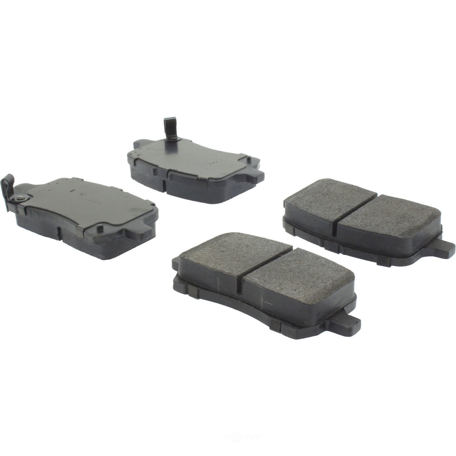 CENTRIC PARTS - Centric Posi Quiet Advanced Semi-Metallic Disc Brake Pad Sets (Front) - CEC 104.10280