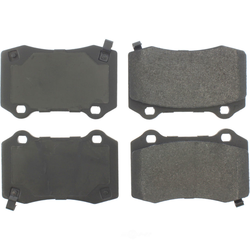 CENTRIC PARTS - Posi-Quiet Metallic Disc Brake Pad w/Shims & Hardware-Preferred - CEC 104.10530