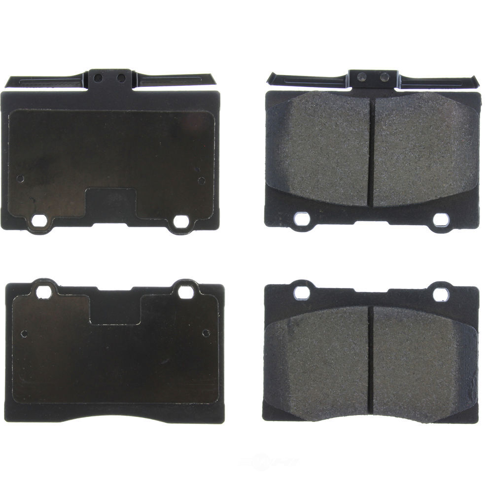 CENTRIC PARTS - Centric Posi Quiet Advanced Semi-Metallic Disc Brake Pad Sets - CEC 104.10910