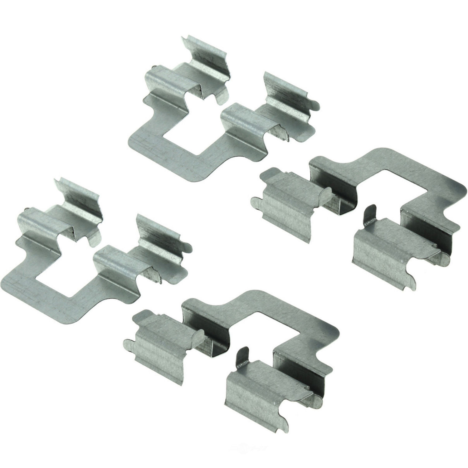 CENTRIC PARTS - Posi-Quiet Metallic Disc Brake Pad w/Shims & Hrdwr-Preferred - CEC 104.11080
