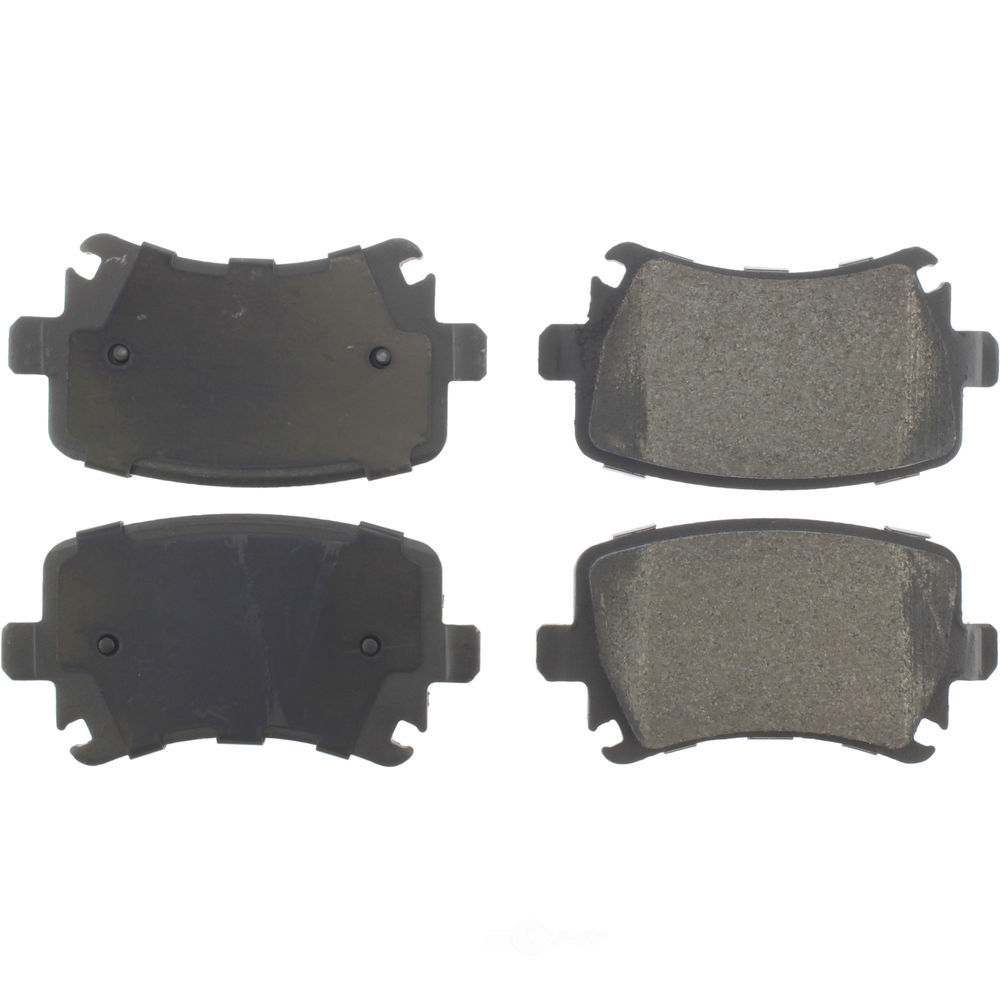 CENTRIC PARTS - Posi-Quiet Metallic Disc Brake Pad w/Shims & Hrdwr-Preferred - CEC 104.11080