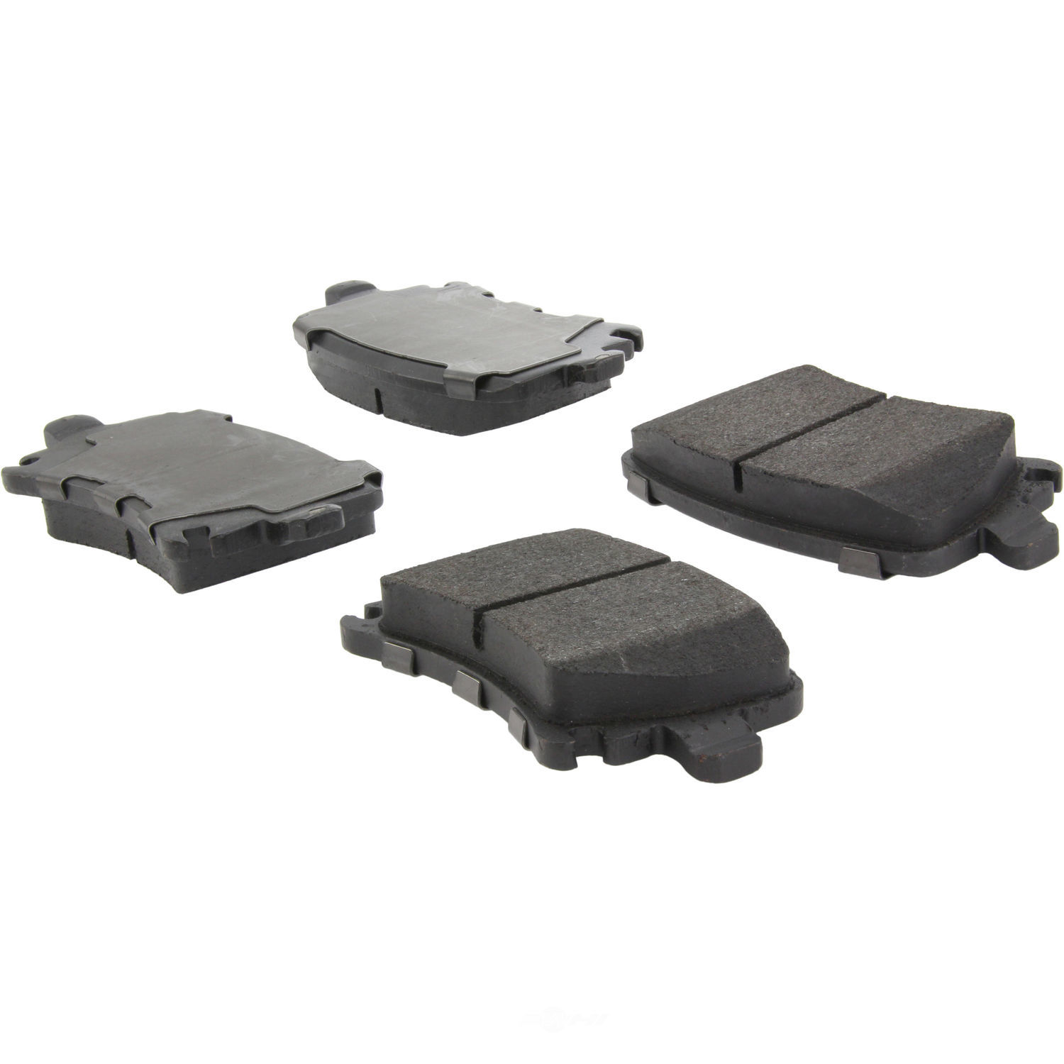 CENTRIC PARTS - Posi-Quiet Metallic Disc Brake Pad w/Shims & Hardware-Preferred (Rear) - CEC 104.11081