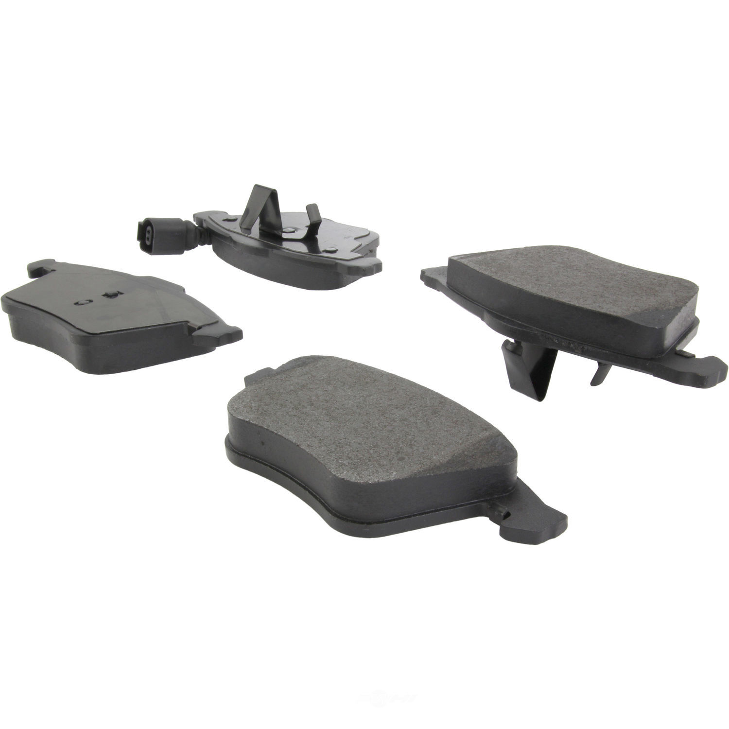 CENTRIC PARTS - Posi-Quiet Metallic Disc Brake Pad w/Shims & Hrdwr-Preferred (Front) - CEC 104.11110