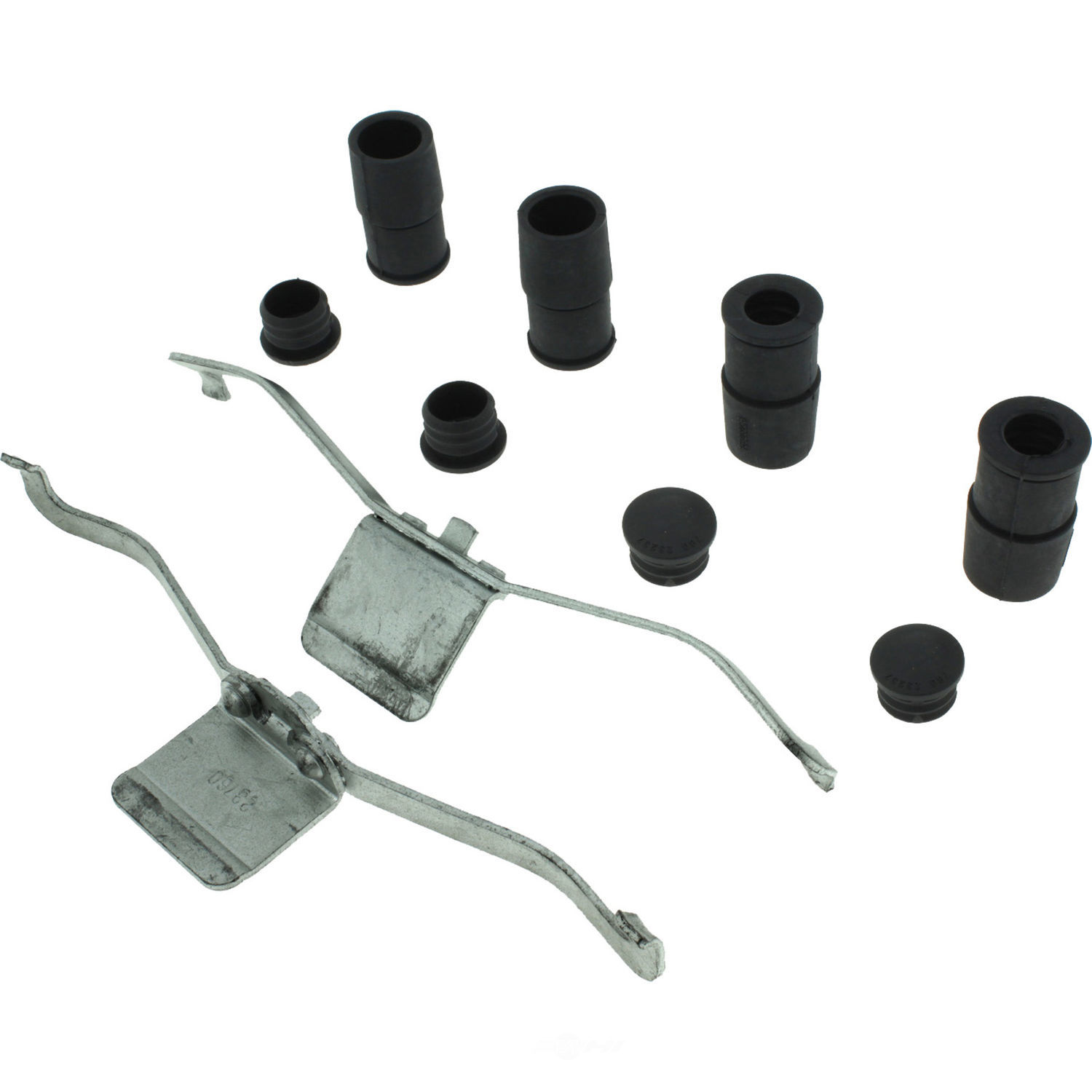 CENTRIC PARTS - Posi-Quiet Metallic Disc Brake Pad w/Shims & Hrdwr-Preferred - CEC 104.11110