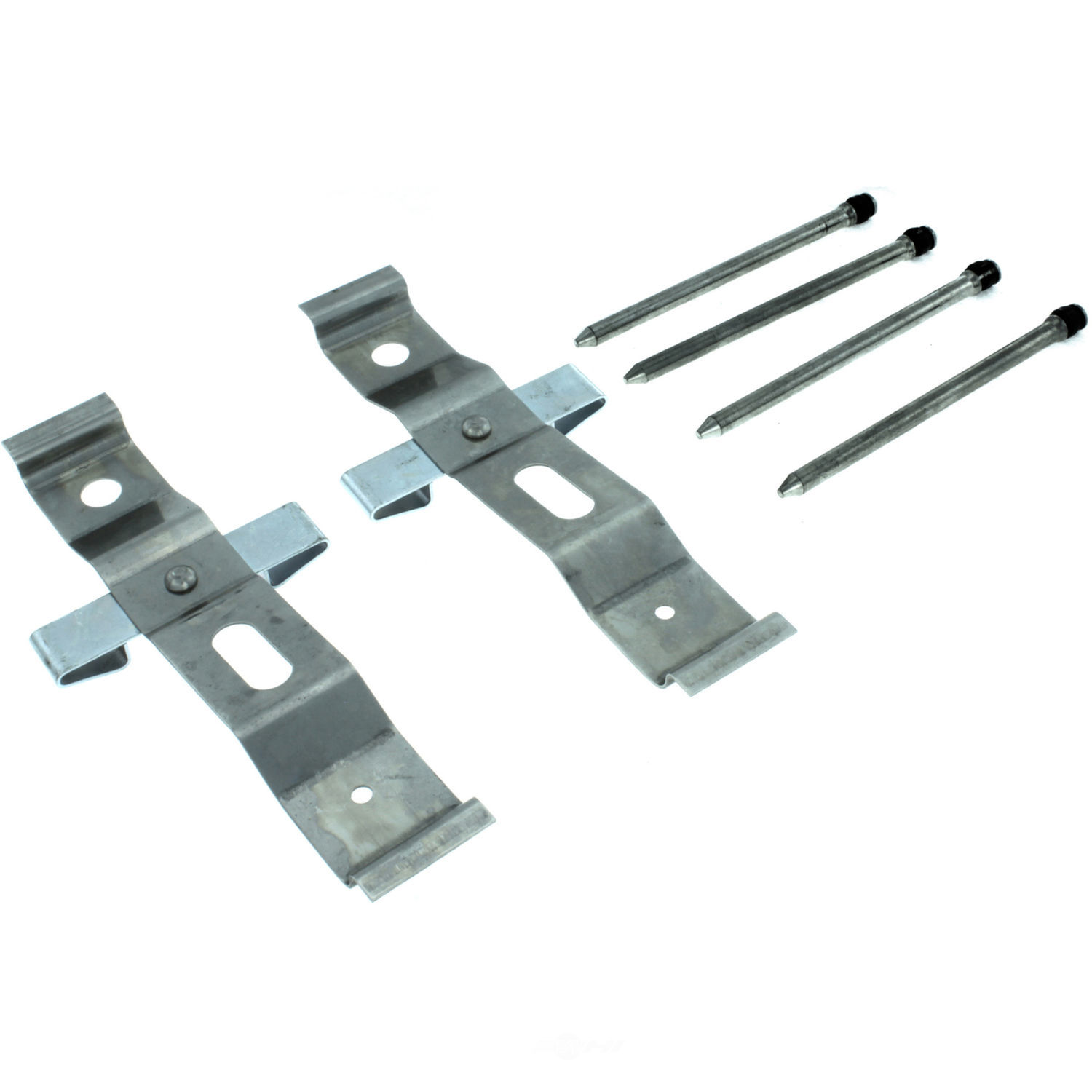 CENTRIC PARTS - Posi-Quiet Metallic Disc Brake Pad w/Shims & Hardware-Preferred - CEC 104.11160