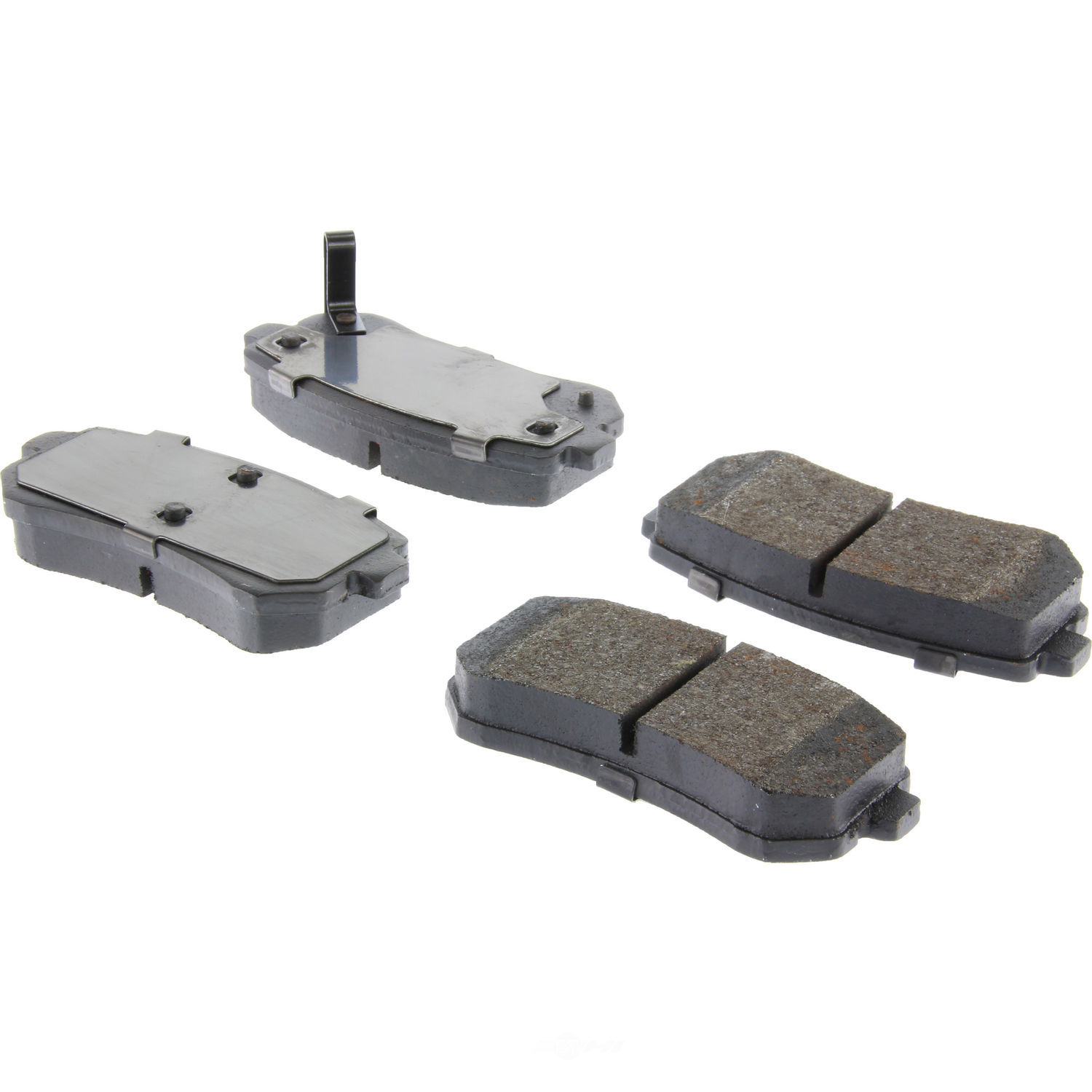 CENTRIC PARTS - Centric Posi Quiet Advanced Semi-Metallic Disc Brake Pad Sets (Rear) - CEC 104.11570