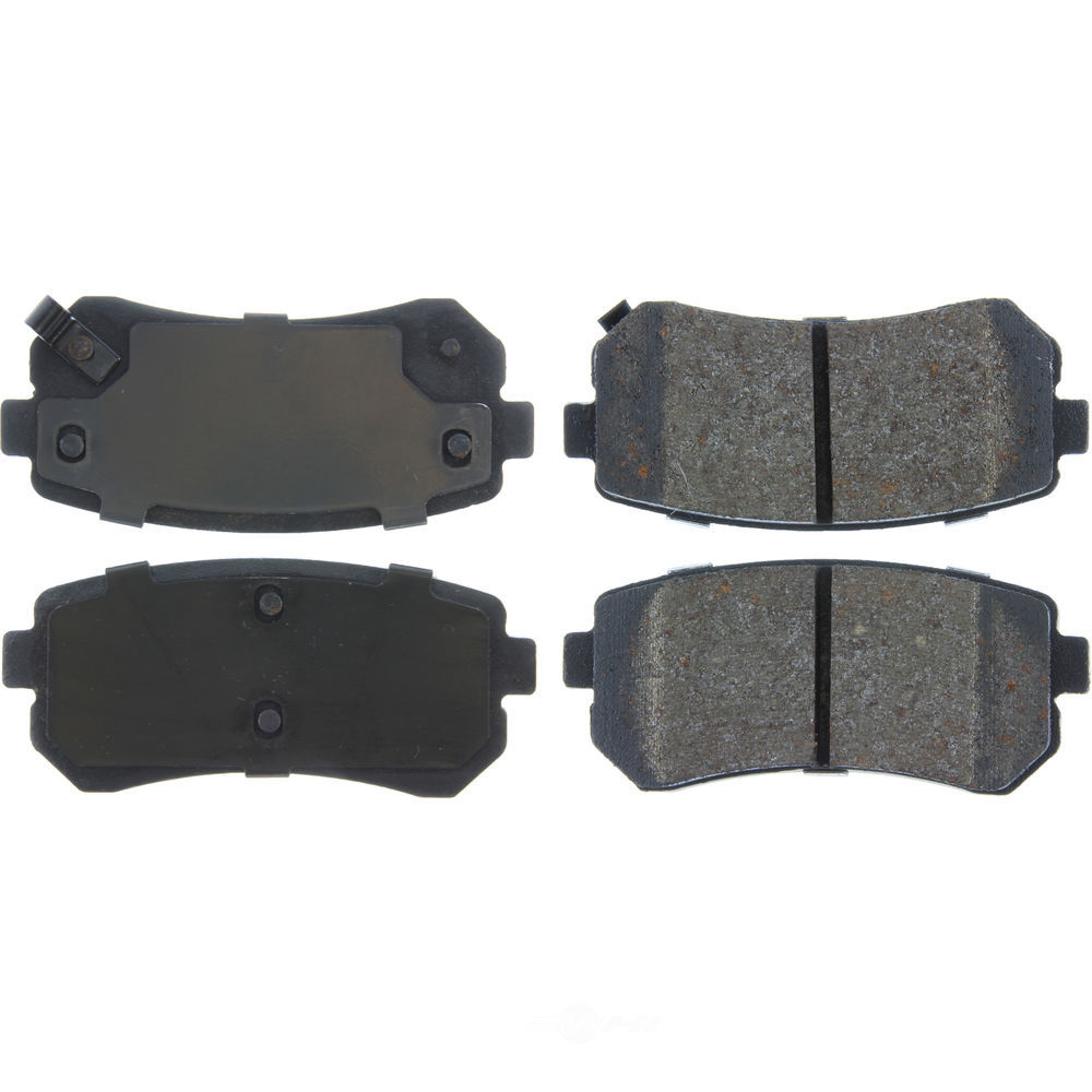 CENTRIC PARTS - Centric Posi Quiet Advanced Semi-Metallic Disc Brake Pad Sets - CEC 104.11570