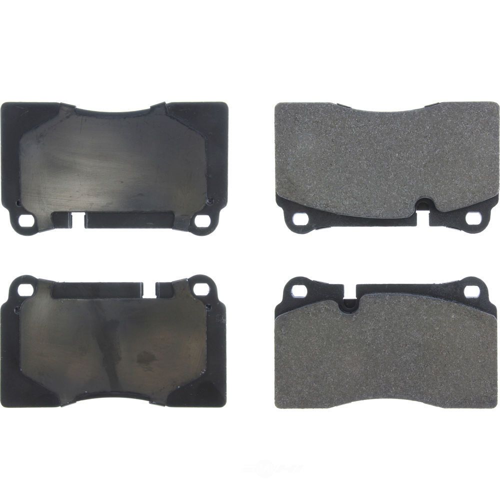 CENTRIC PARTS - Posi-Quiet Metallic Disc Brake Pad w/Shims & Hardware-Preferred (Front) - CEC 104.11650