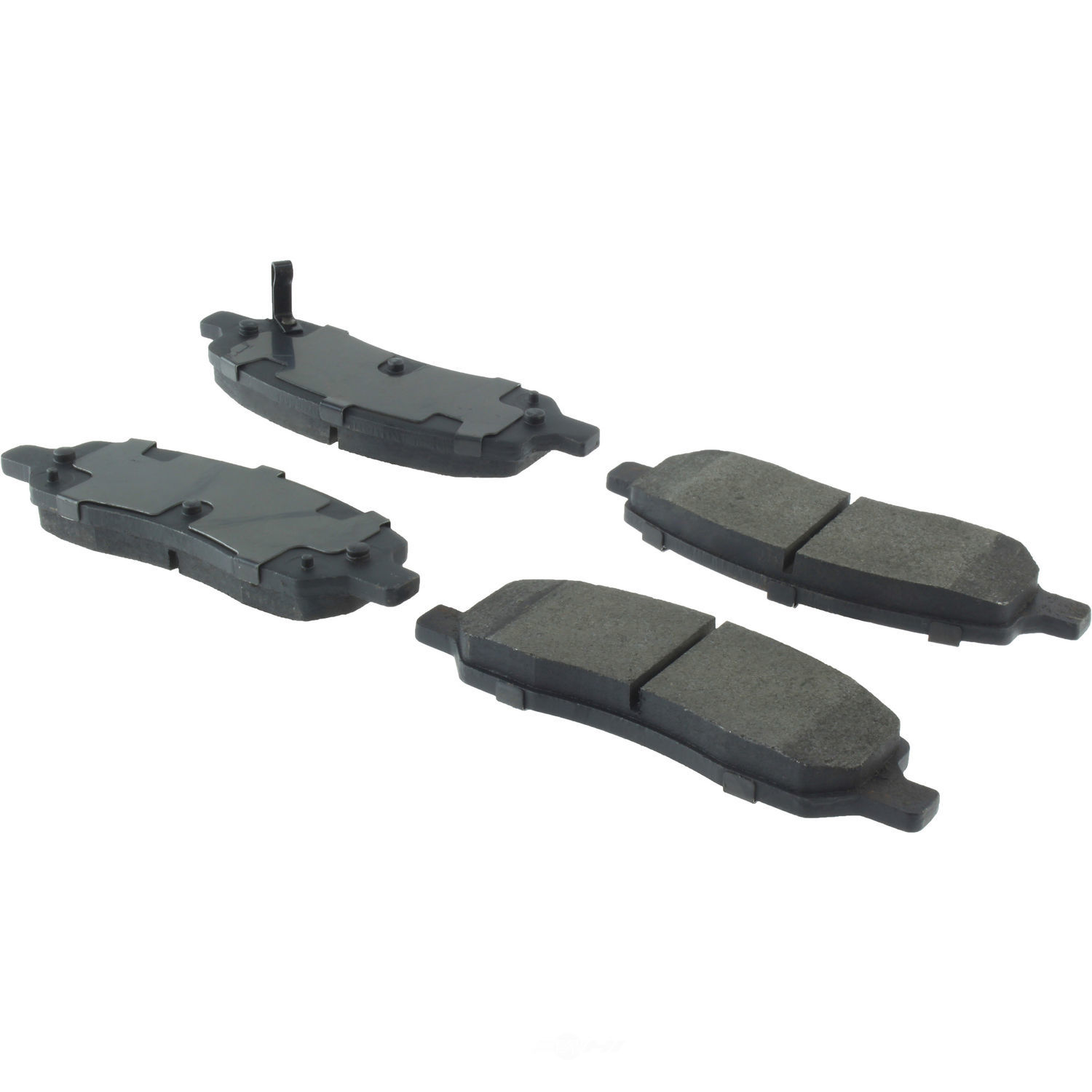 CENTRIC PARTS - Centric Posi Quiet Advanced Semi-Metallic Disc Brake Pad Sets (Rear) - CEC 104.11720