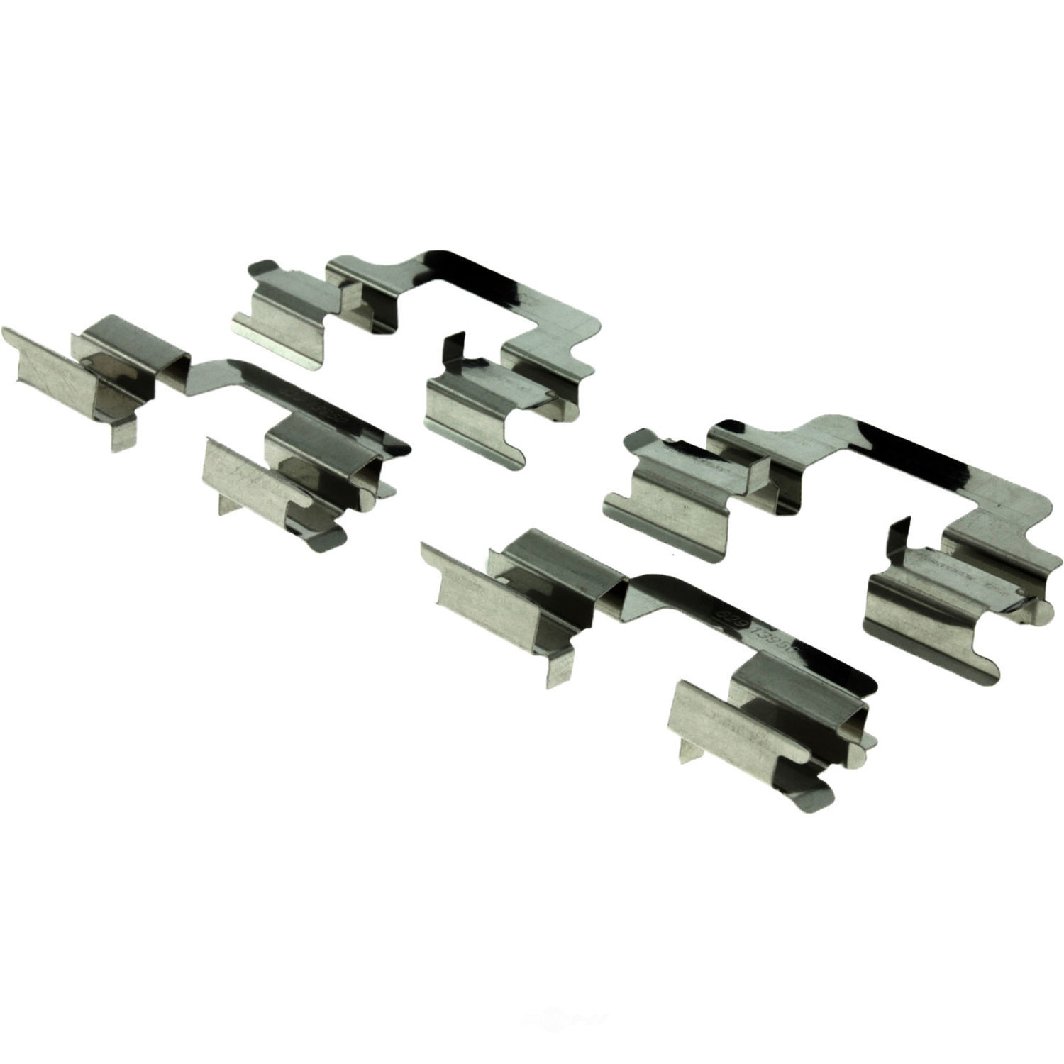 CENTRIC PARTS - Posi-Quiet Metallic Disc Brake Pad w/Shims & Hardware-Preferred - CEC 104.12040