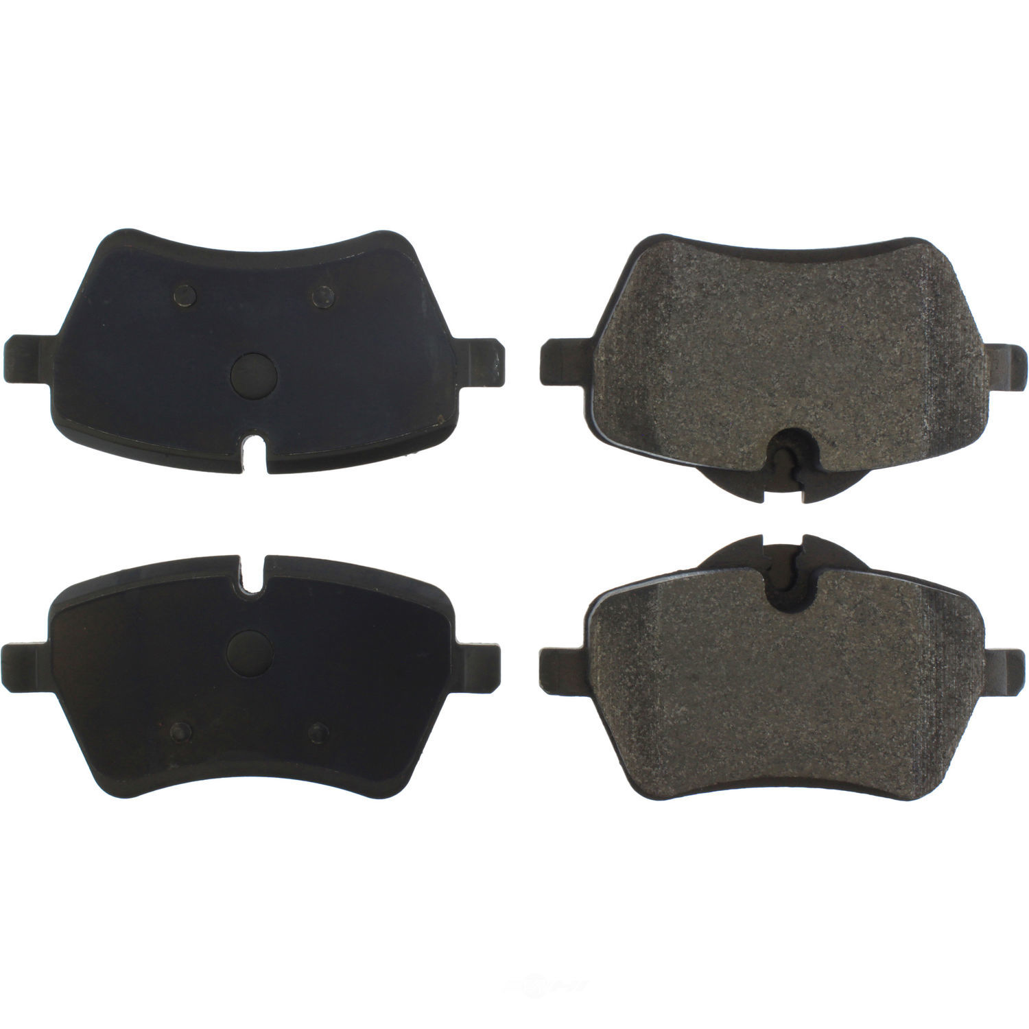 CENTRIC PARTS - Posi-Quiet Metallic Disc Brake Pad w/Shims & Hardware-Preferred - CEC 104.12040