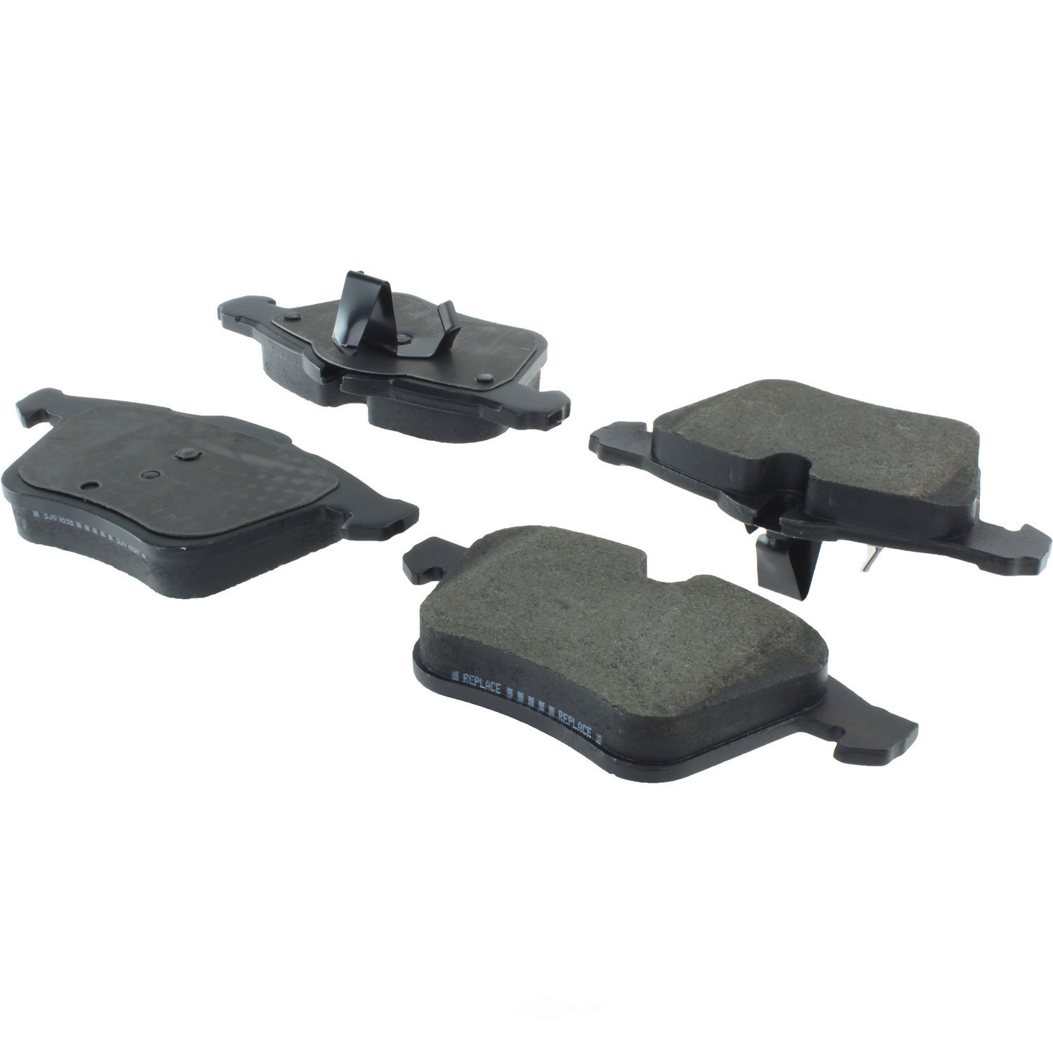 CENTRIC PARTS - Posi-Quiet Metallic Disc Brake Pad w/Shims & Hardware-Preferred (Front) - CEC 104.12400