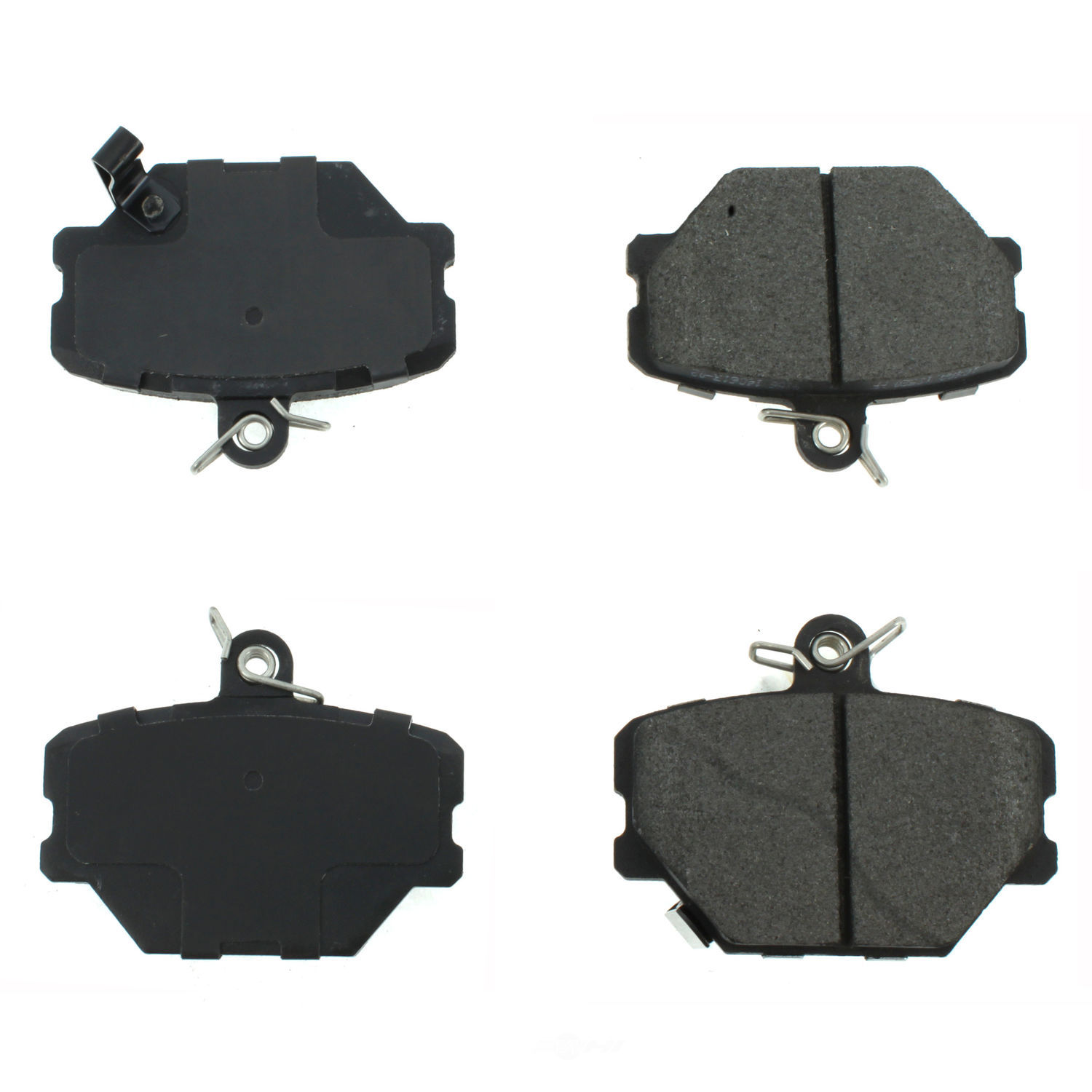 CENTRIC PARTS - Centric Posi Quiet Advanced Semi-Metallic Disc Brake Pad Sets (Front) - CEC 104.12520