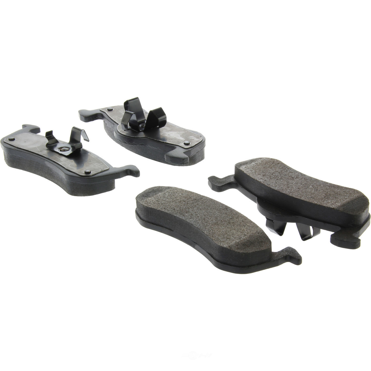 CENTRIC PARTS - Centric Posi Quiet Advanced Semi-Metallic Disc Brake Pad Sets (Rear) - CEC 104.12790