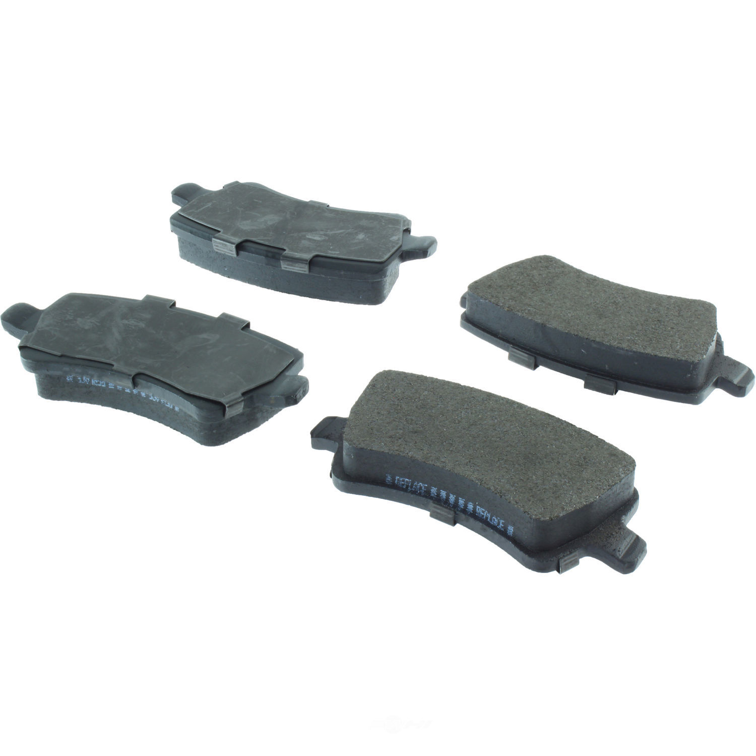CENTRIC PARTS - Centric Posi Quiet Advanced Semi-Metallic Disc Brake Pad Sets (Rear) - CEC 104.13070